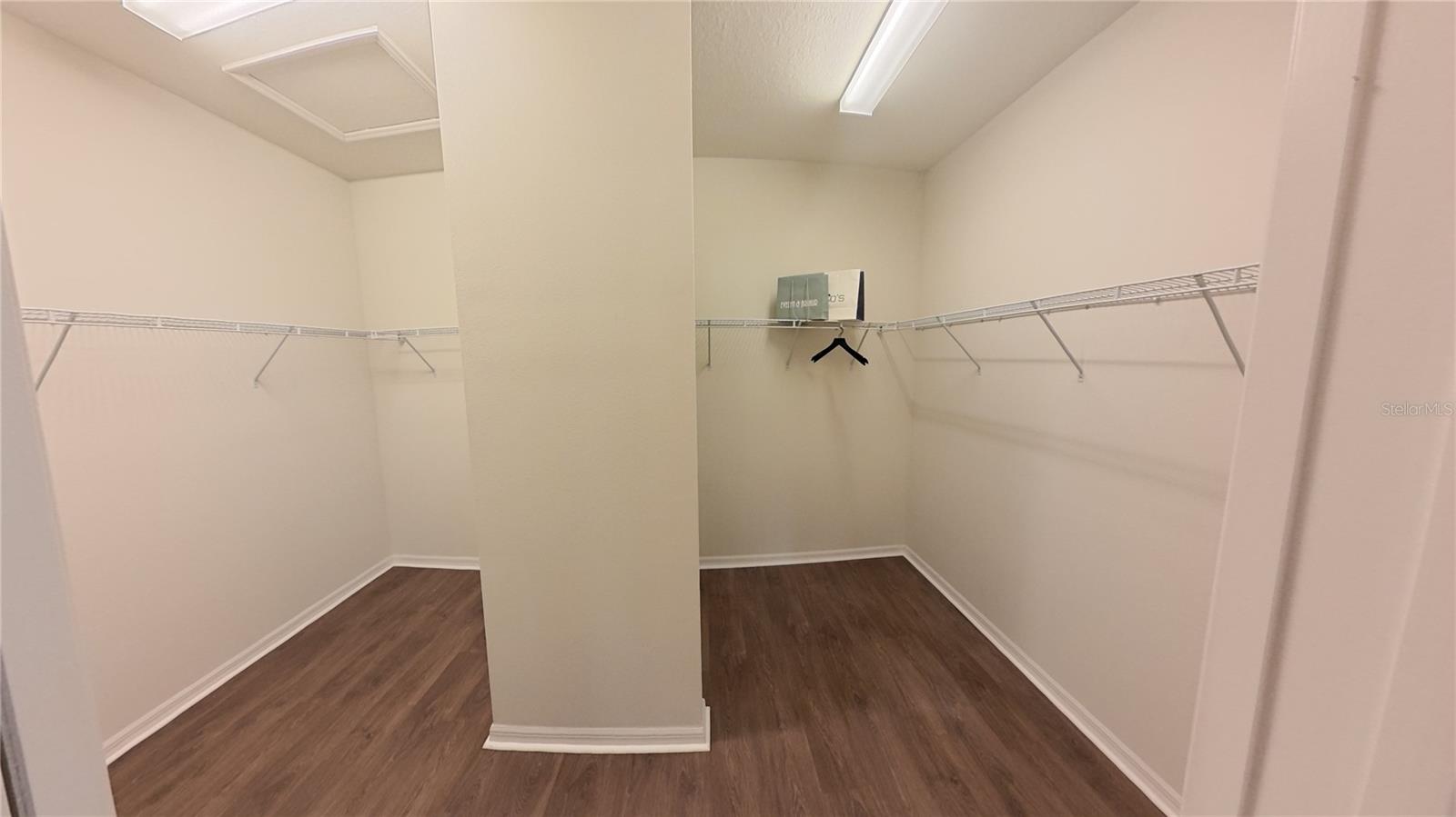 Primary closet