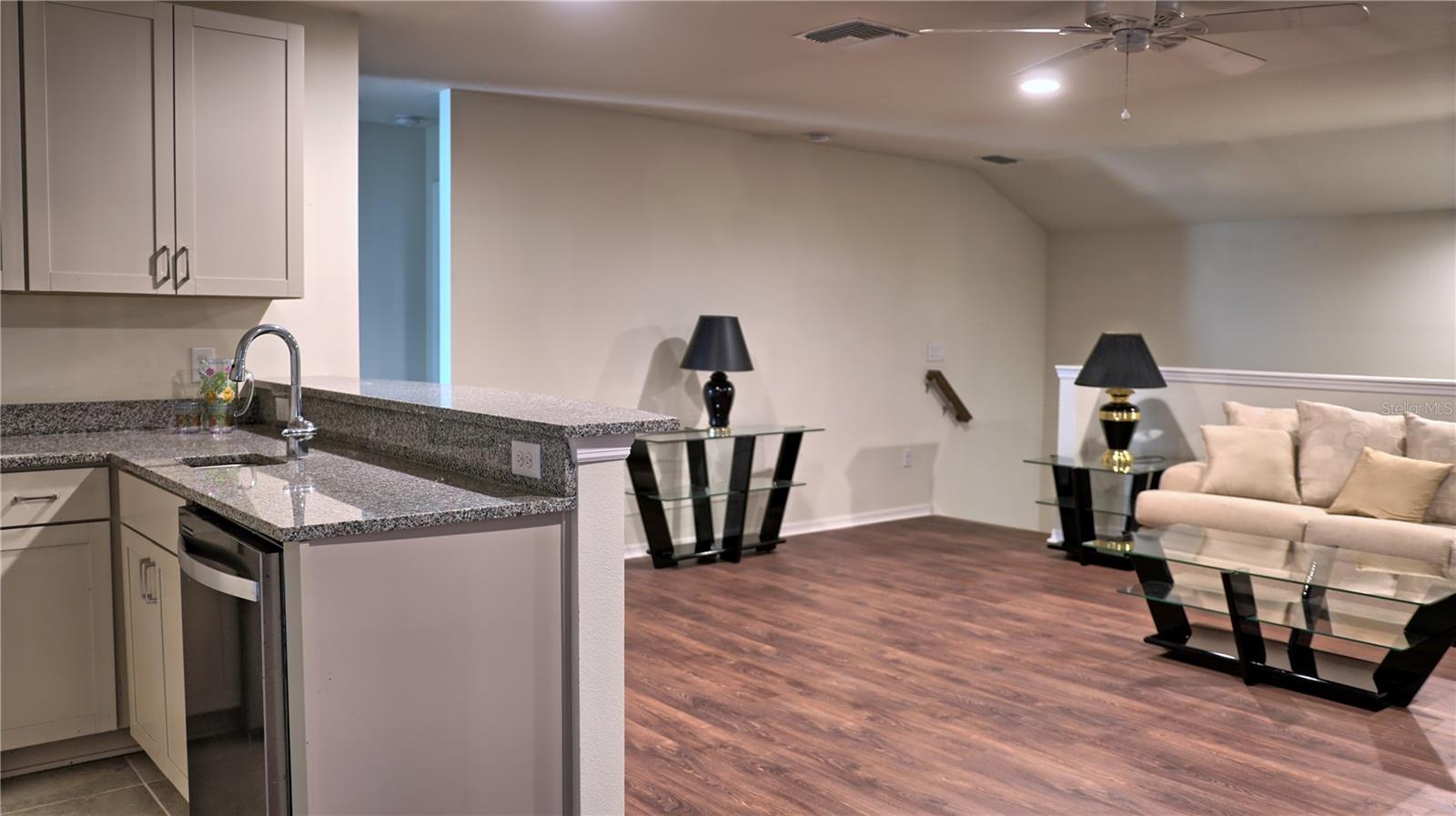 wet bar/loft