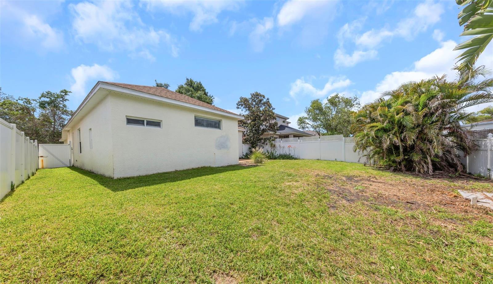 Rear Yard - Reverse View