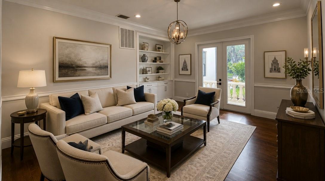 Living Room Staged