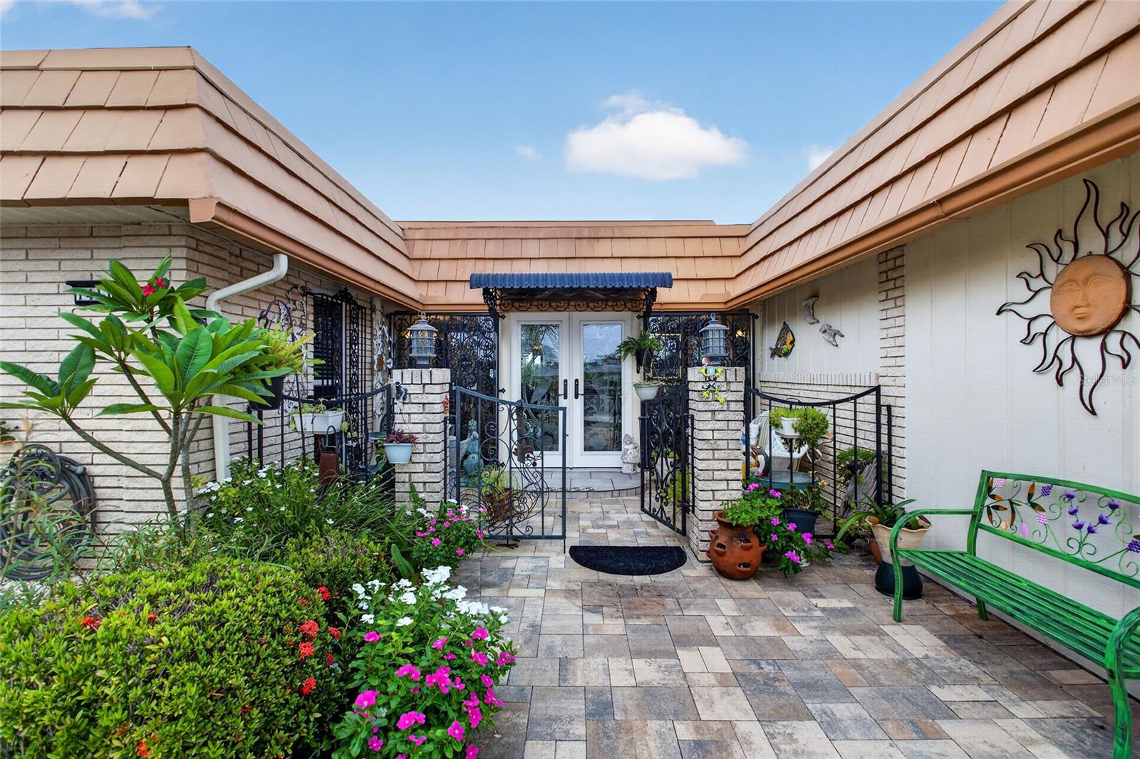 courtyard entry