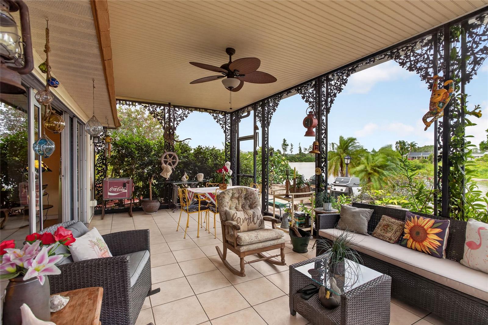 view 2 of screen enclosed patio