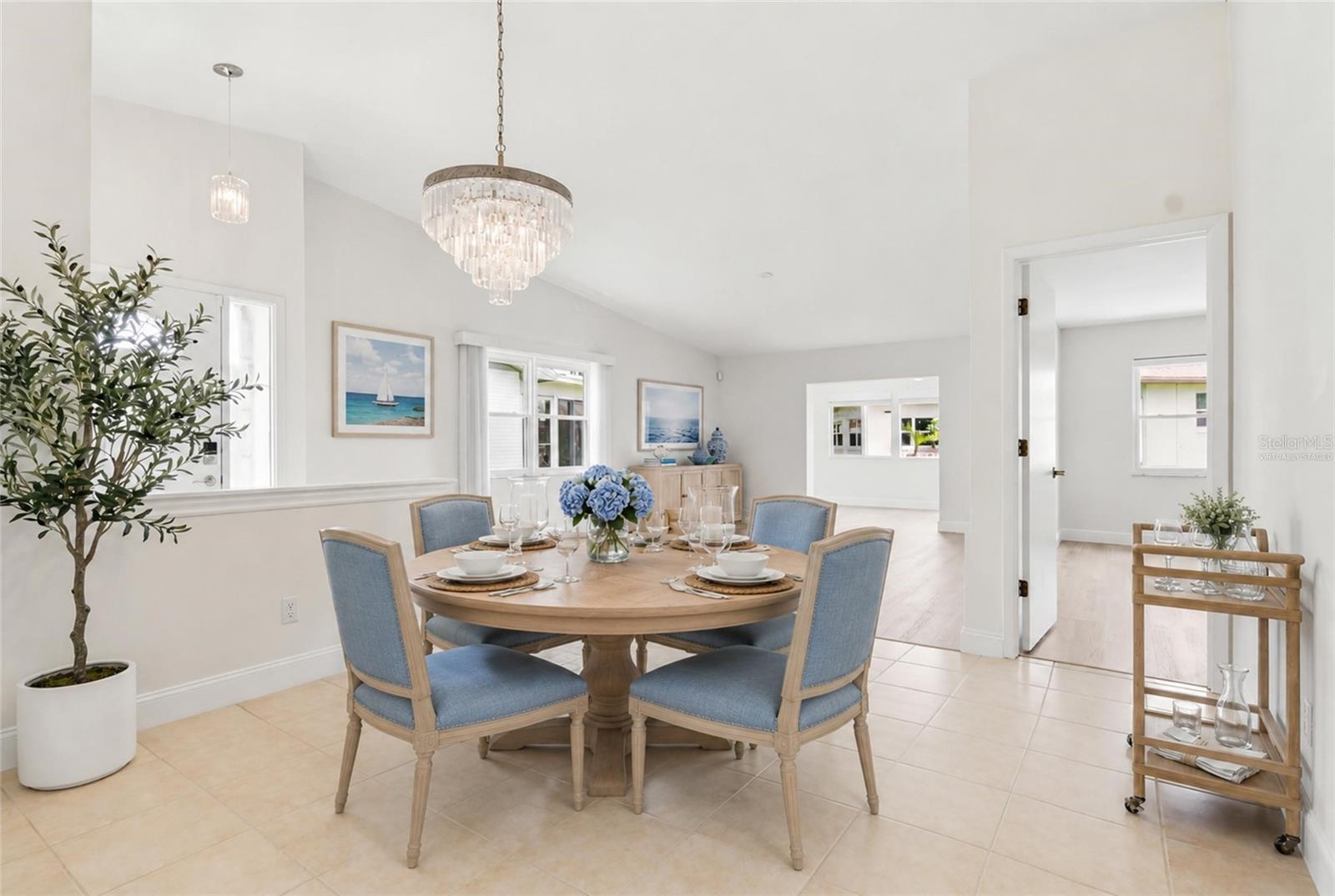 Dining Room Virtually Staged