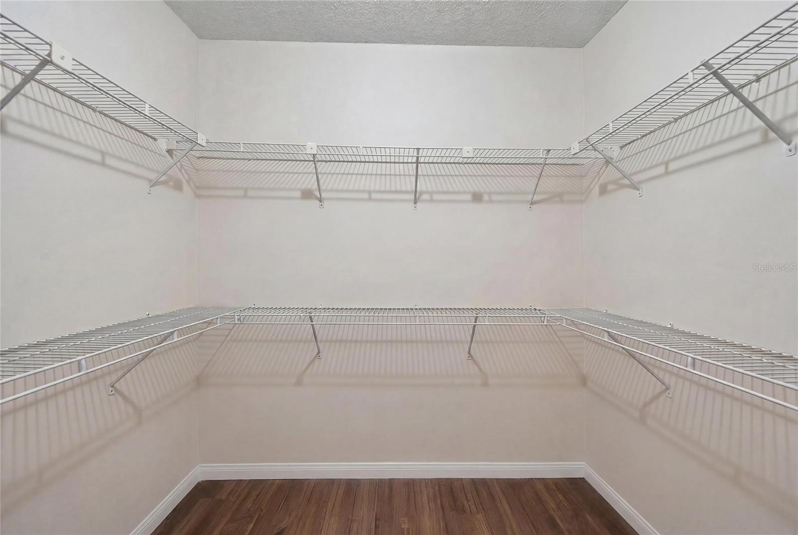 Primary closet