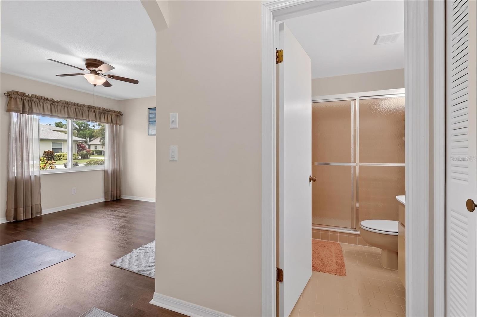 Guest full bath and bedroom