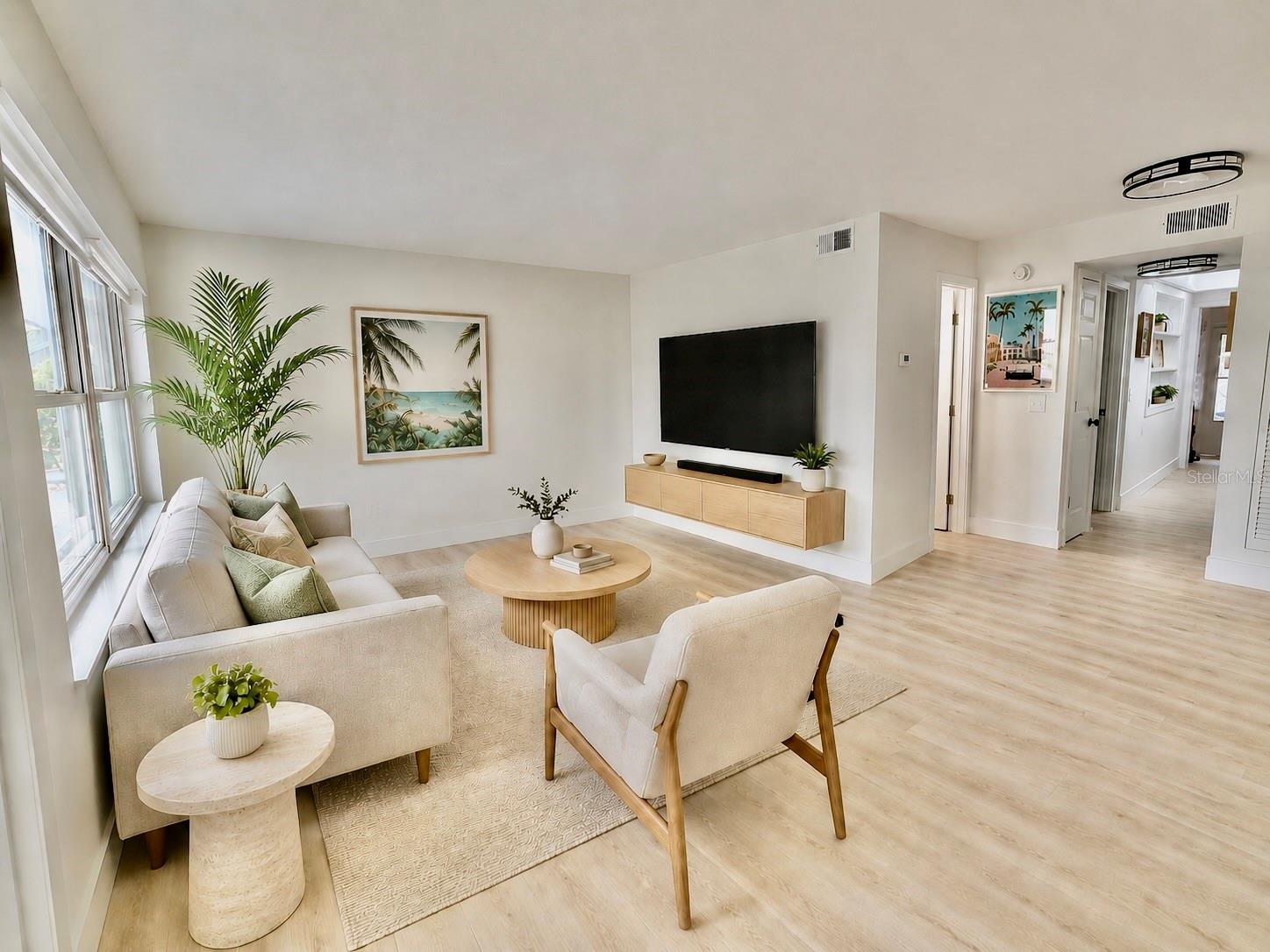 Spacious living area