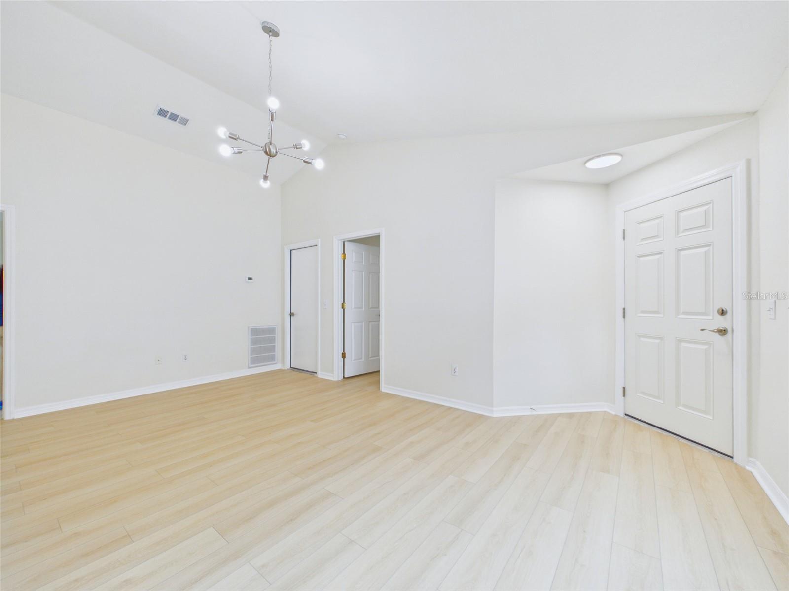 Living area/ main entry