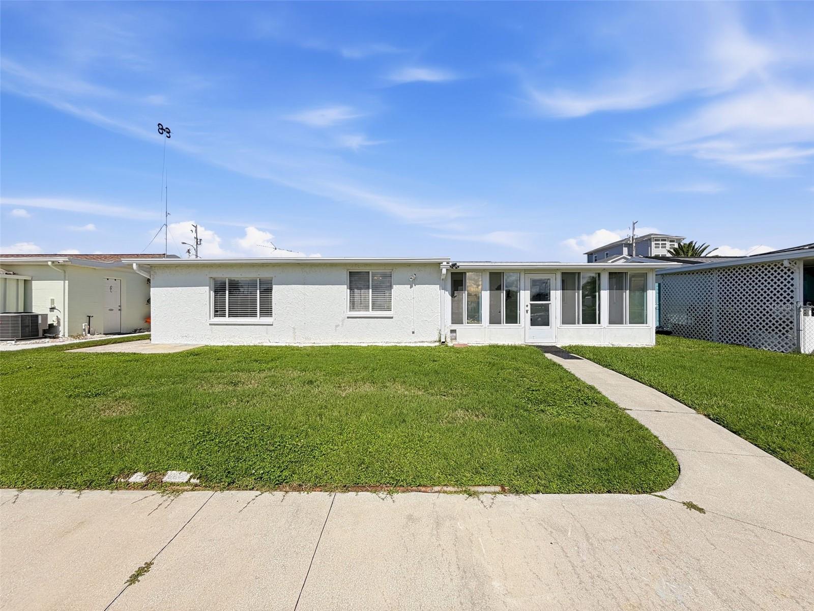 Large Backyard Lawn