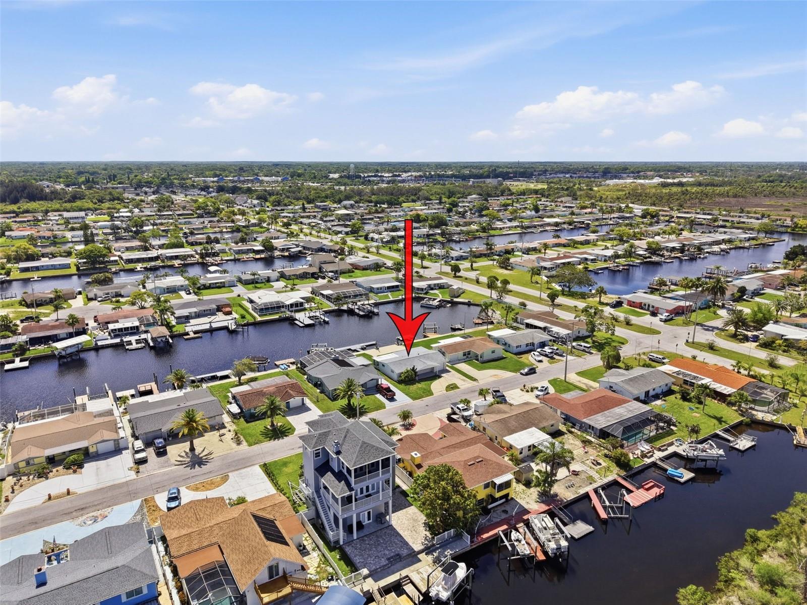 Located on the  northside of Leisure Beach.