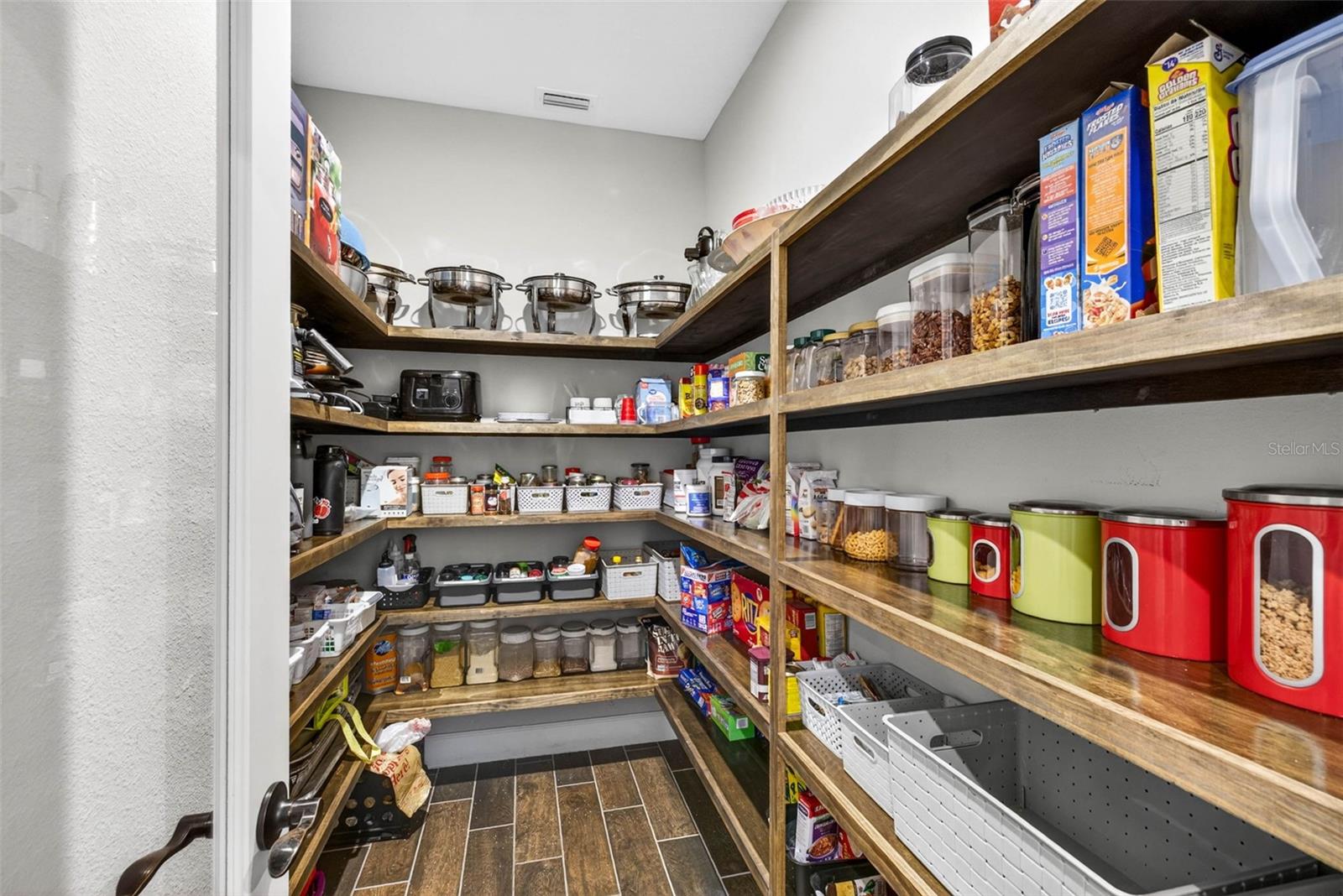 Pantry with built ins