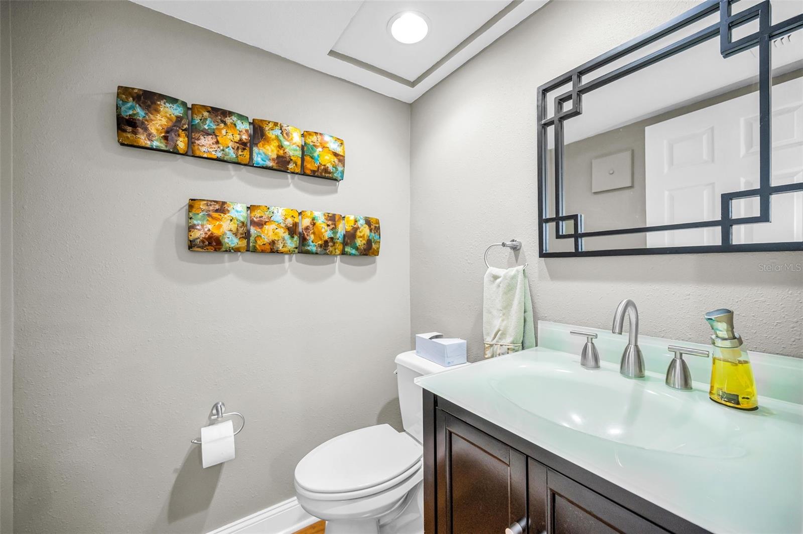 half bath on the second floor