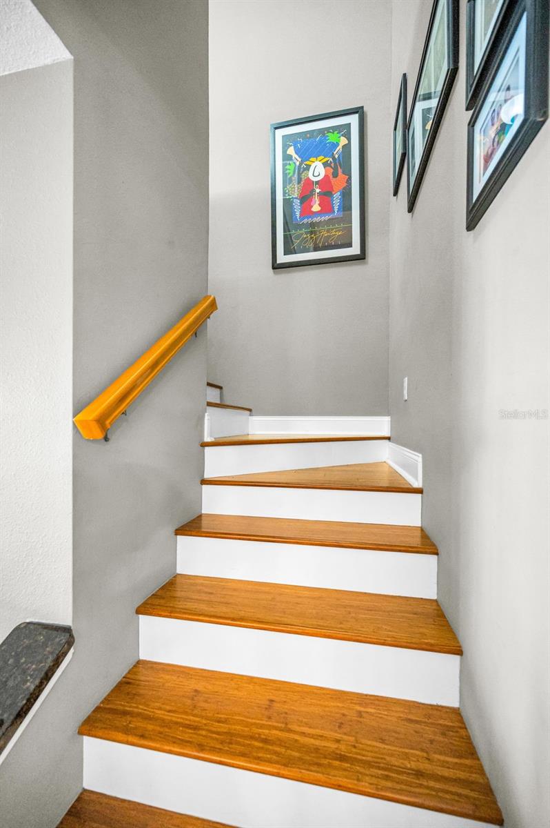 Staircase to the third floor