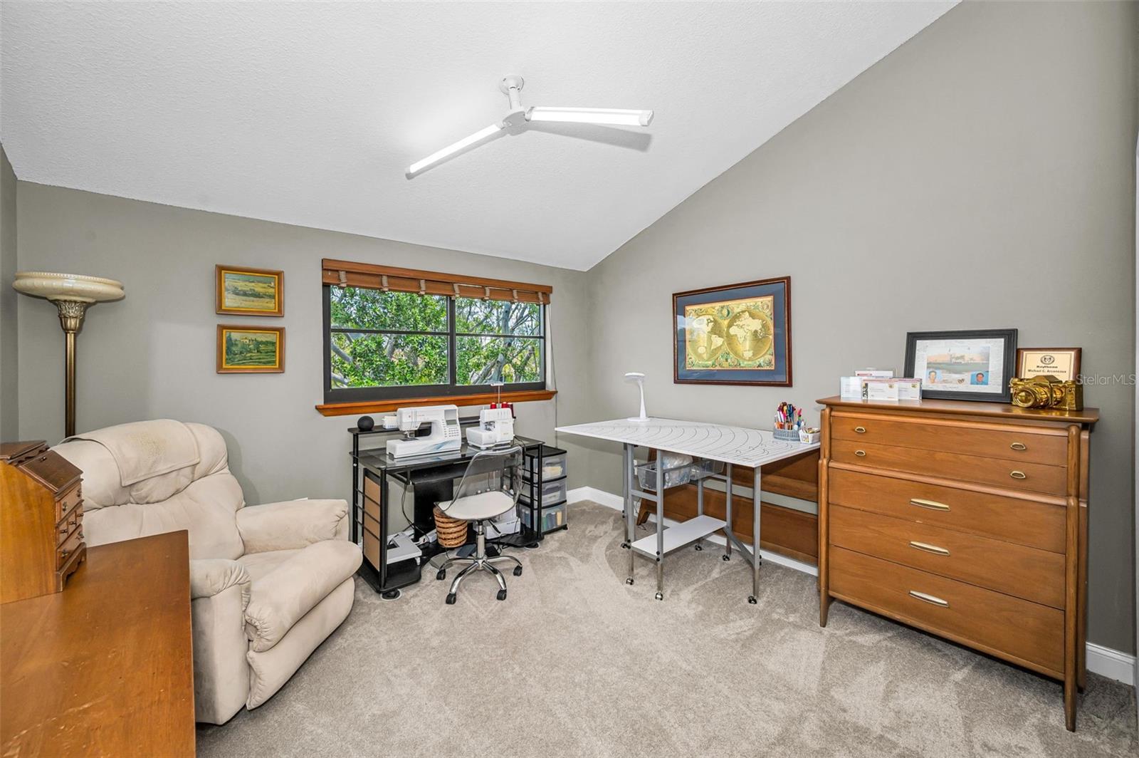 Third bedroom being used as a sewing room