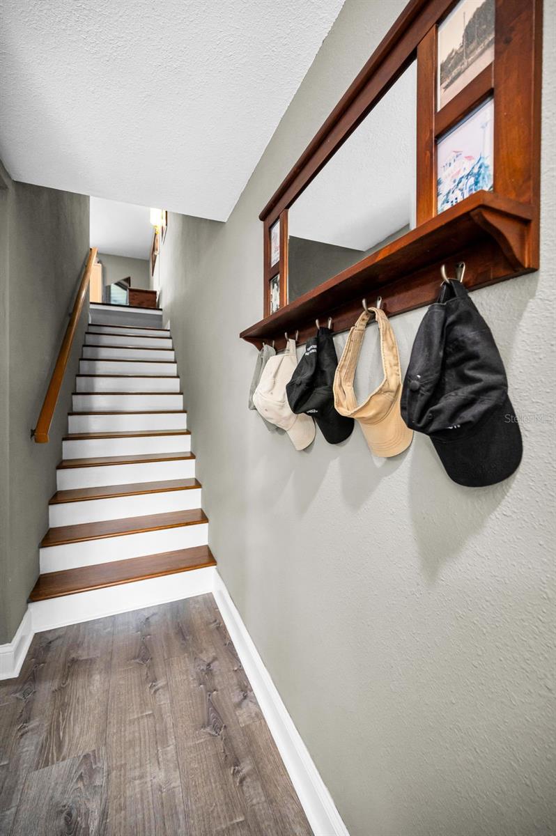 Staircase to living space