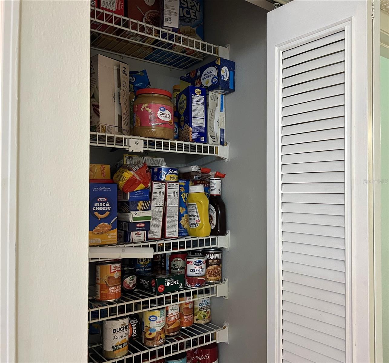 CLOSET PANTRY ACROSS FROM KITCHEN
