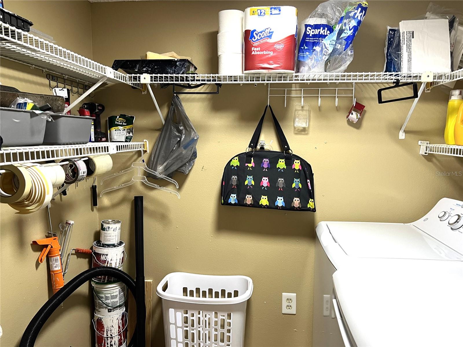 SEPARATE LAUNDRY ROOM W/EXTRA STORAGE