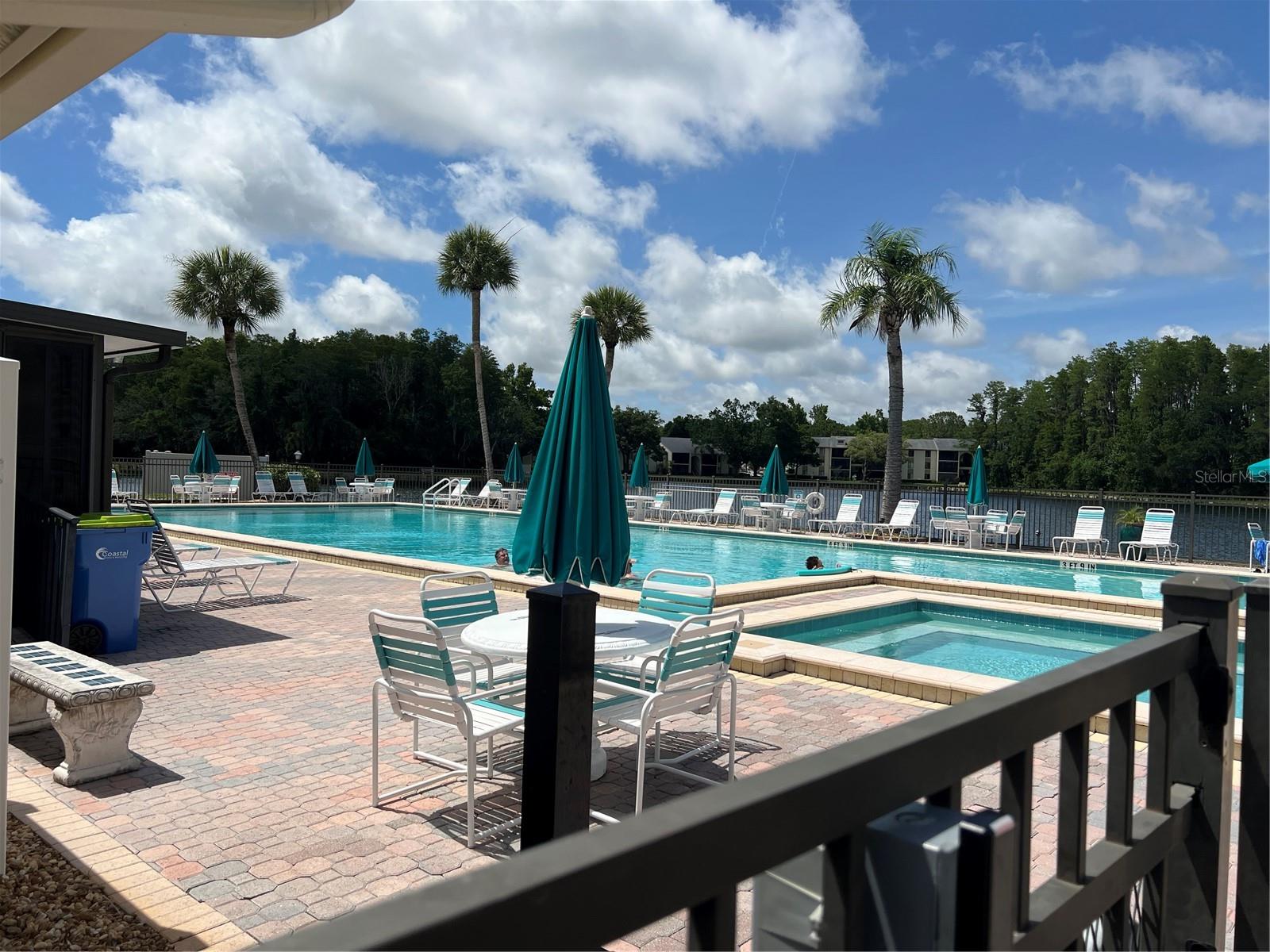 LONG VIEW OF POOL AREA