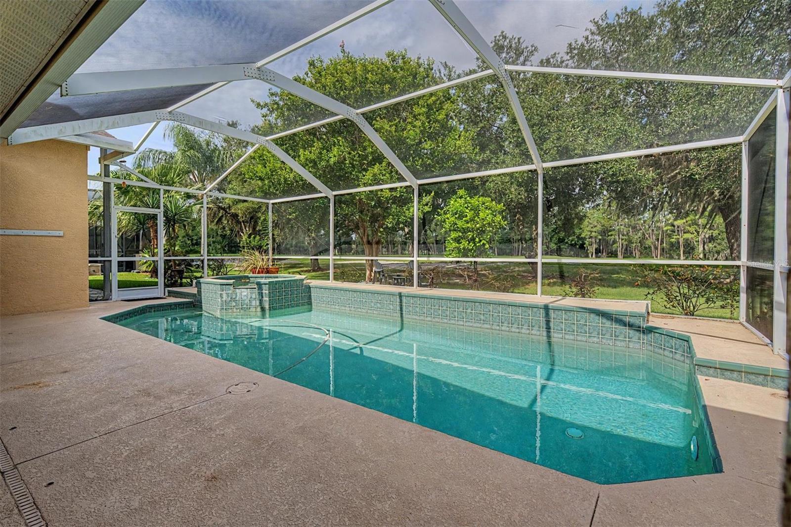 Screened in with exterior access