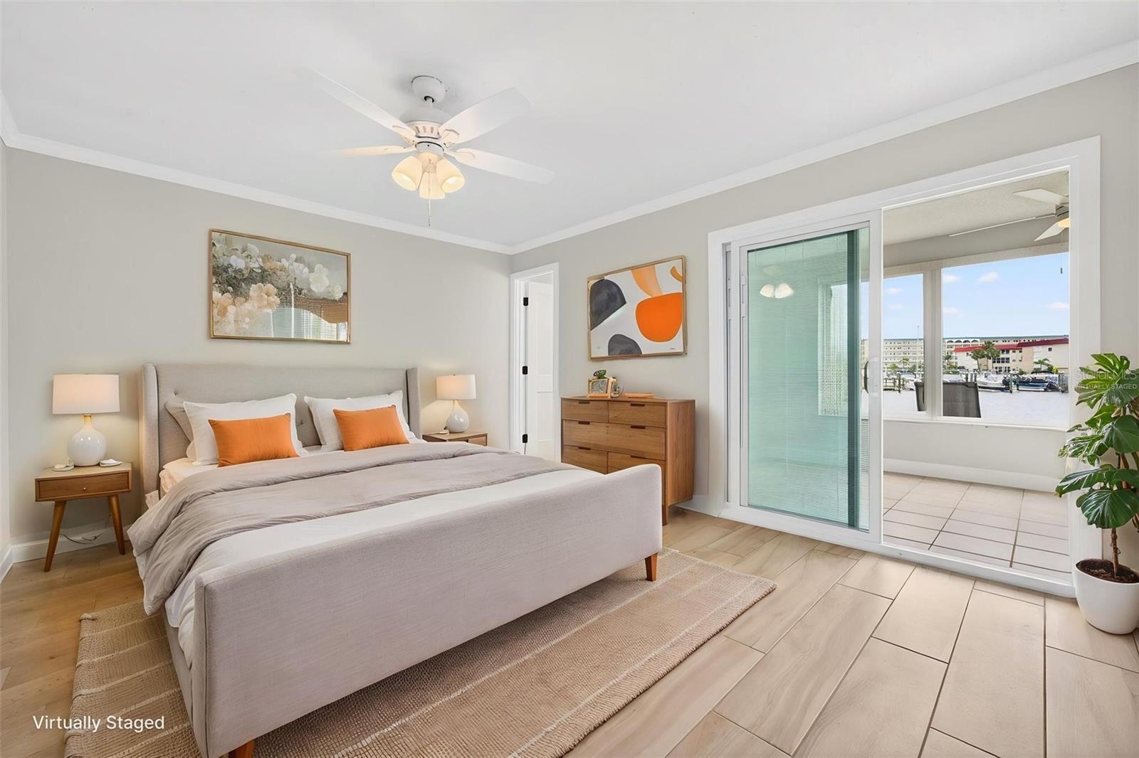 Primary Bedroom Virtually Staged
