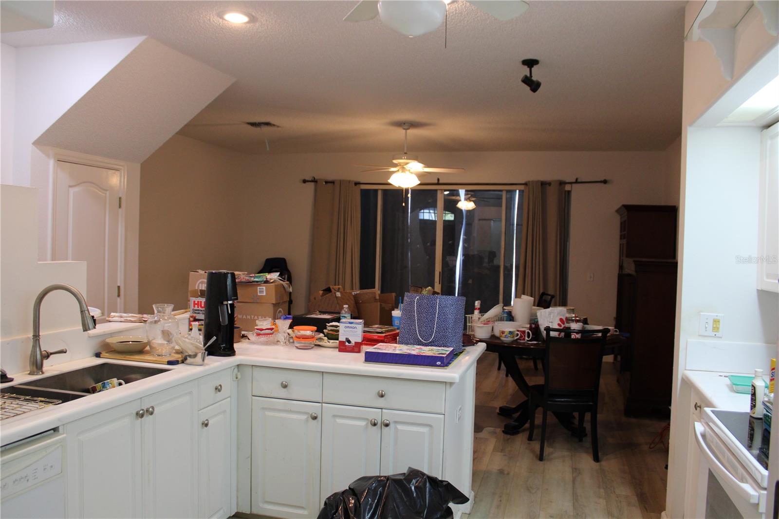 View of Dining and Great Room from Kitchen