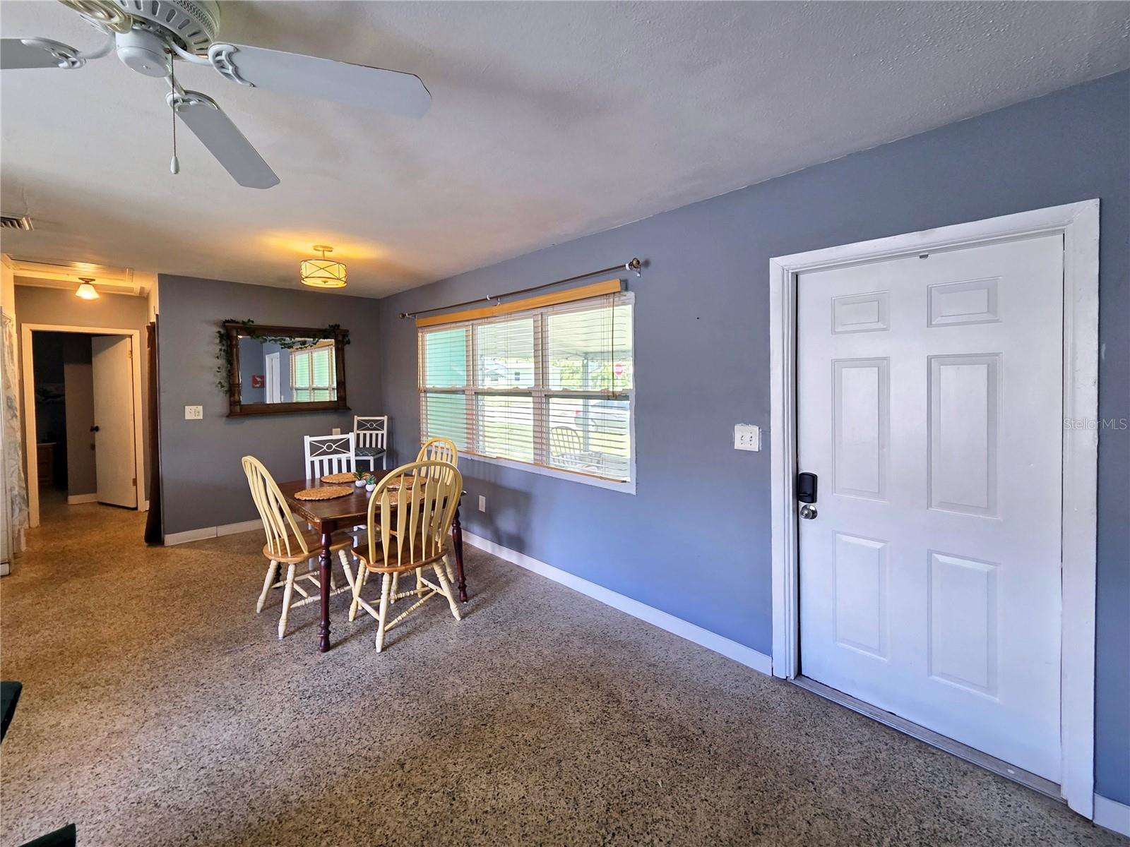 Living room, currently used as dining