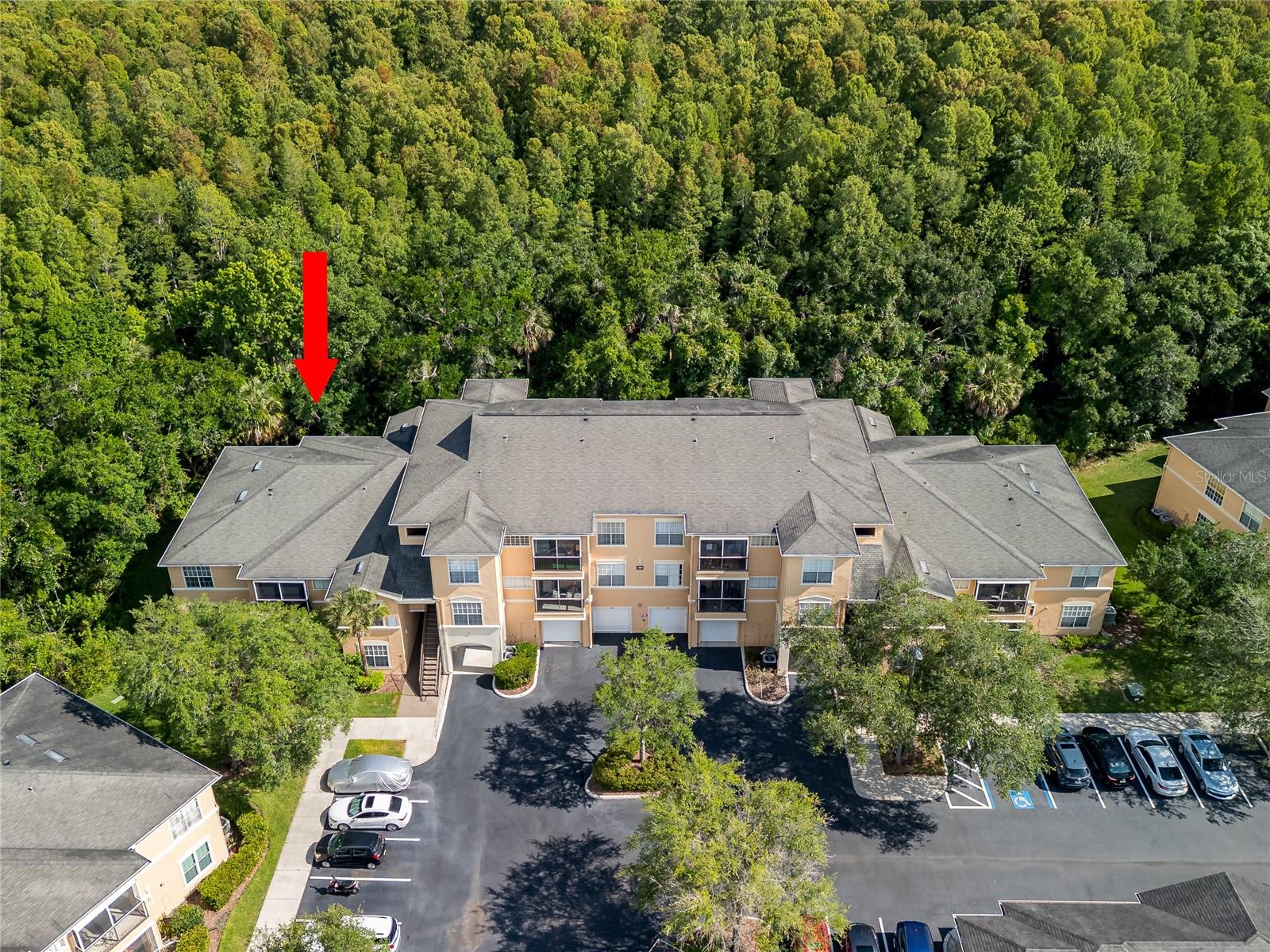 Ariel view of the condo