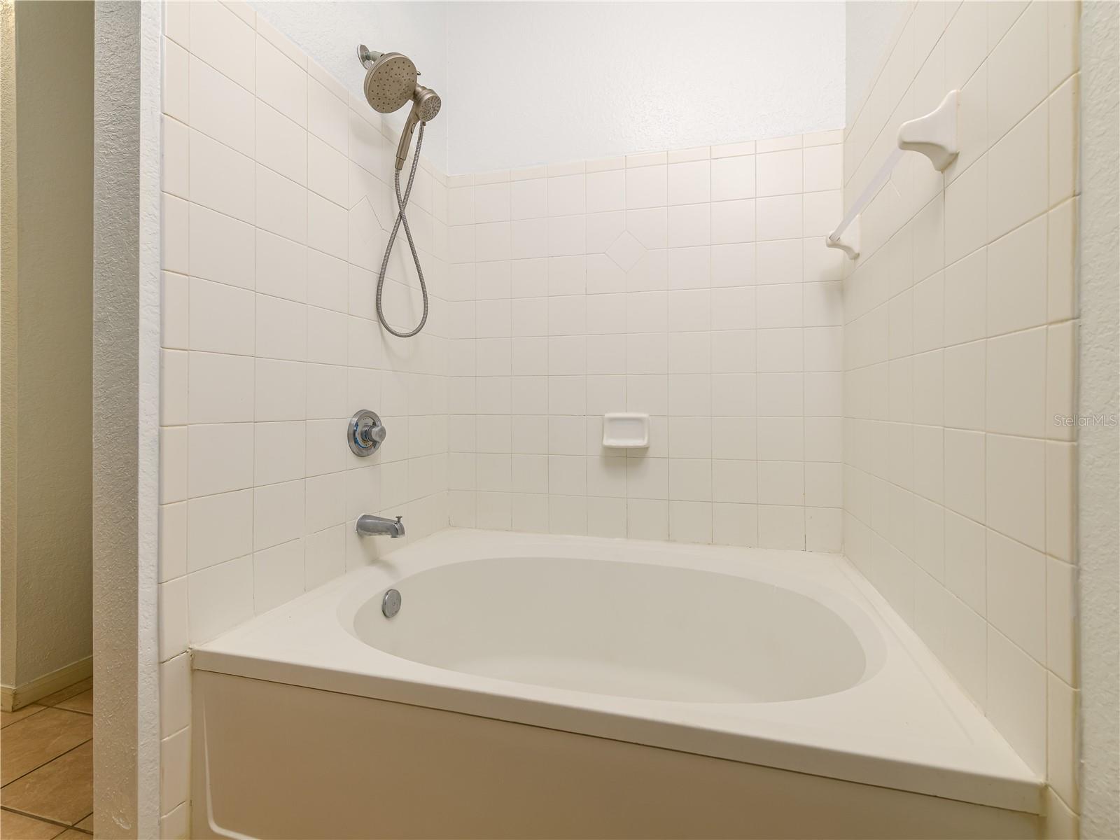 Bath shower in en suite bathroom