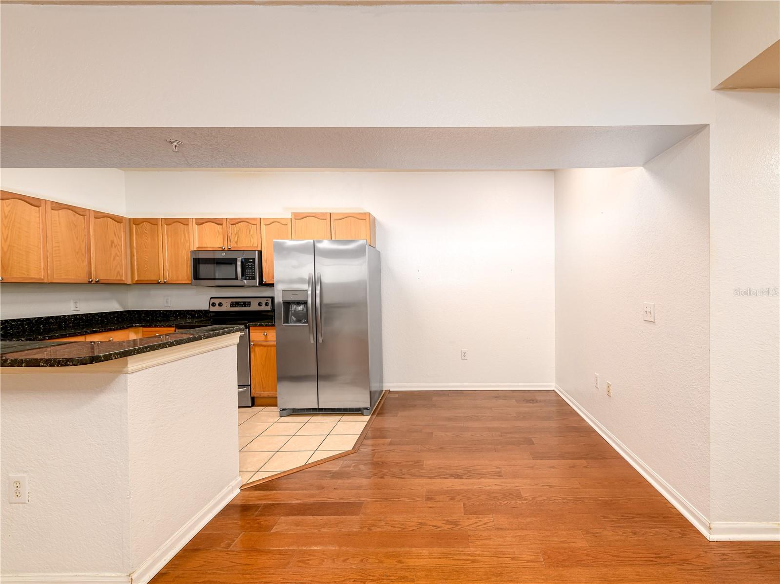 kitchen with dining area