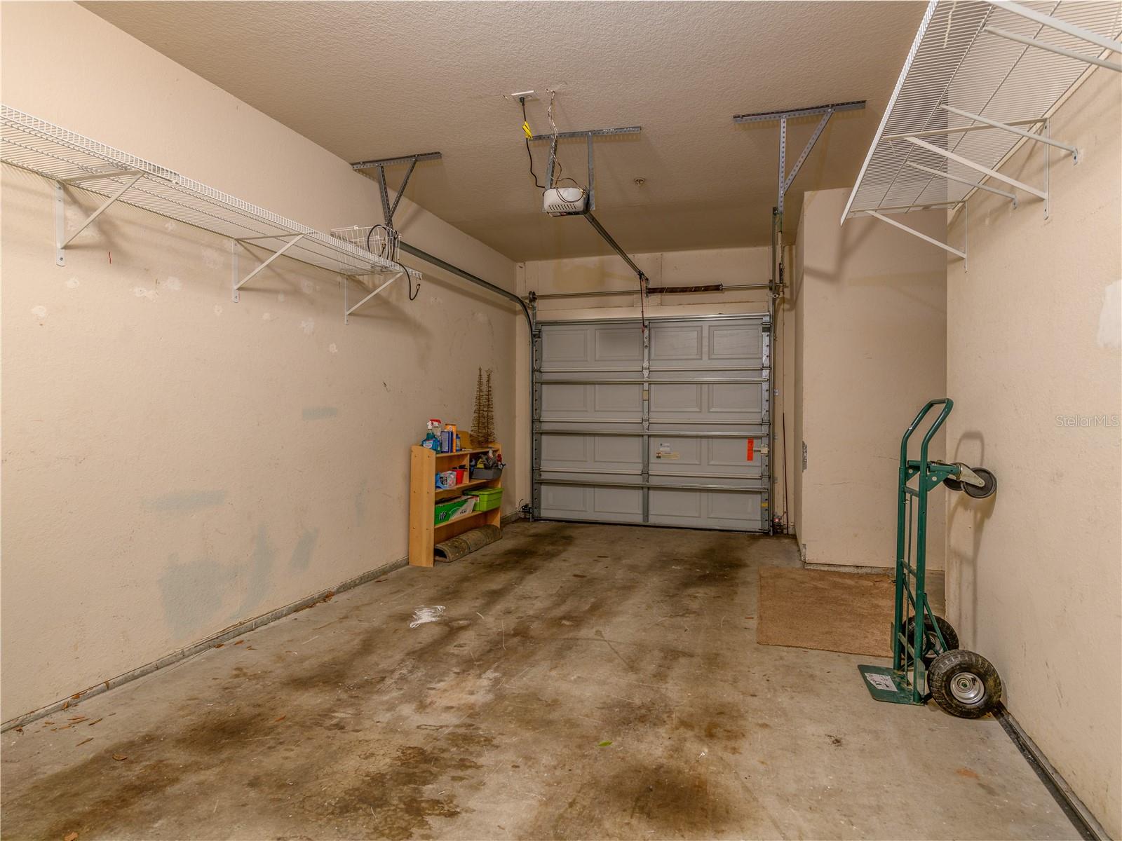 One Car garage with storage area