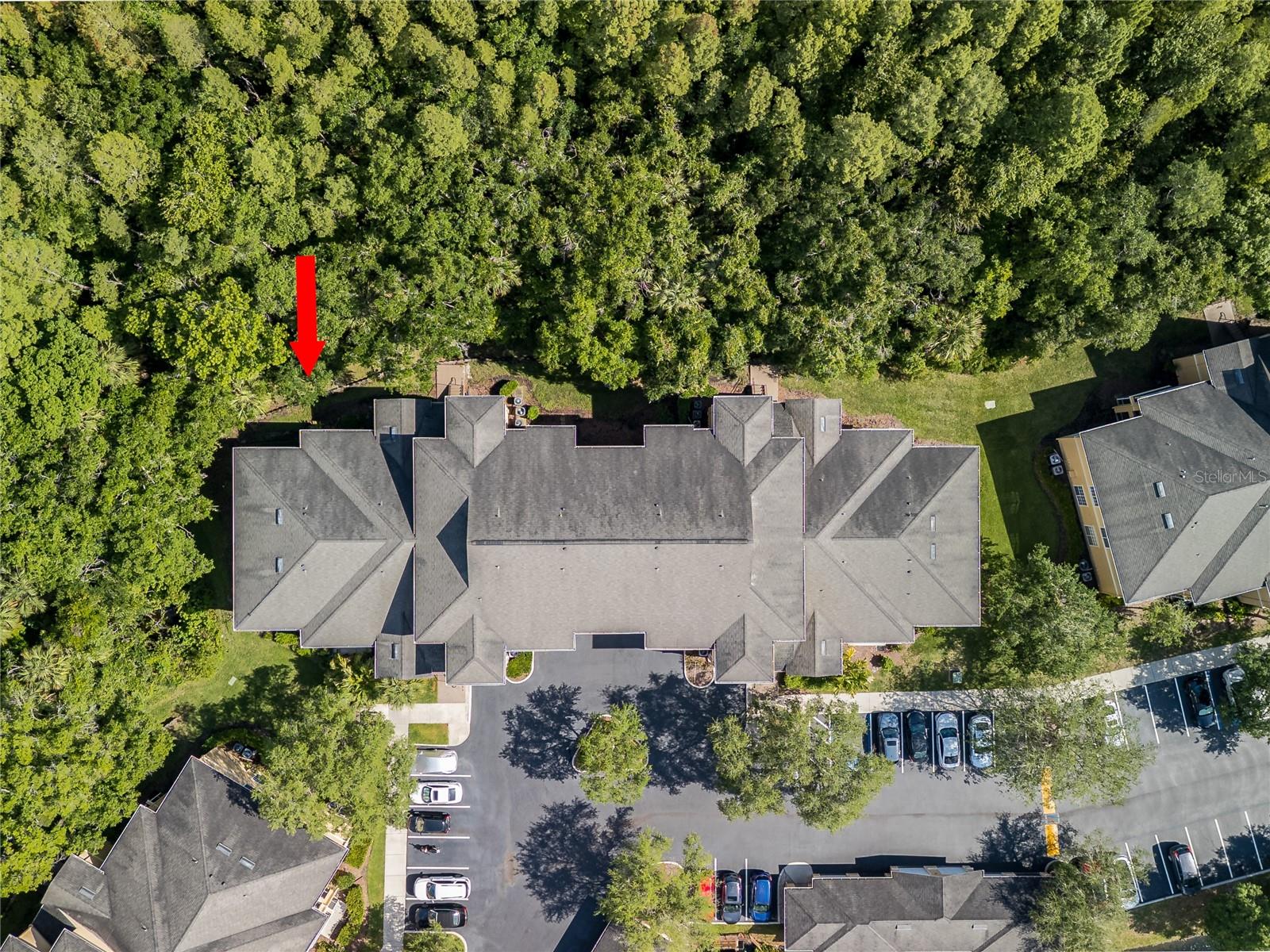 Ariel view of the condo