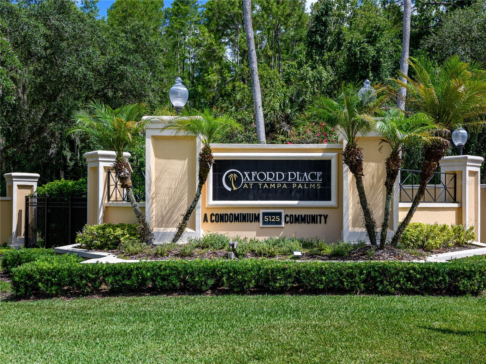 Entrance to Oxford Place at Tampa Palms