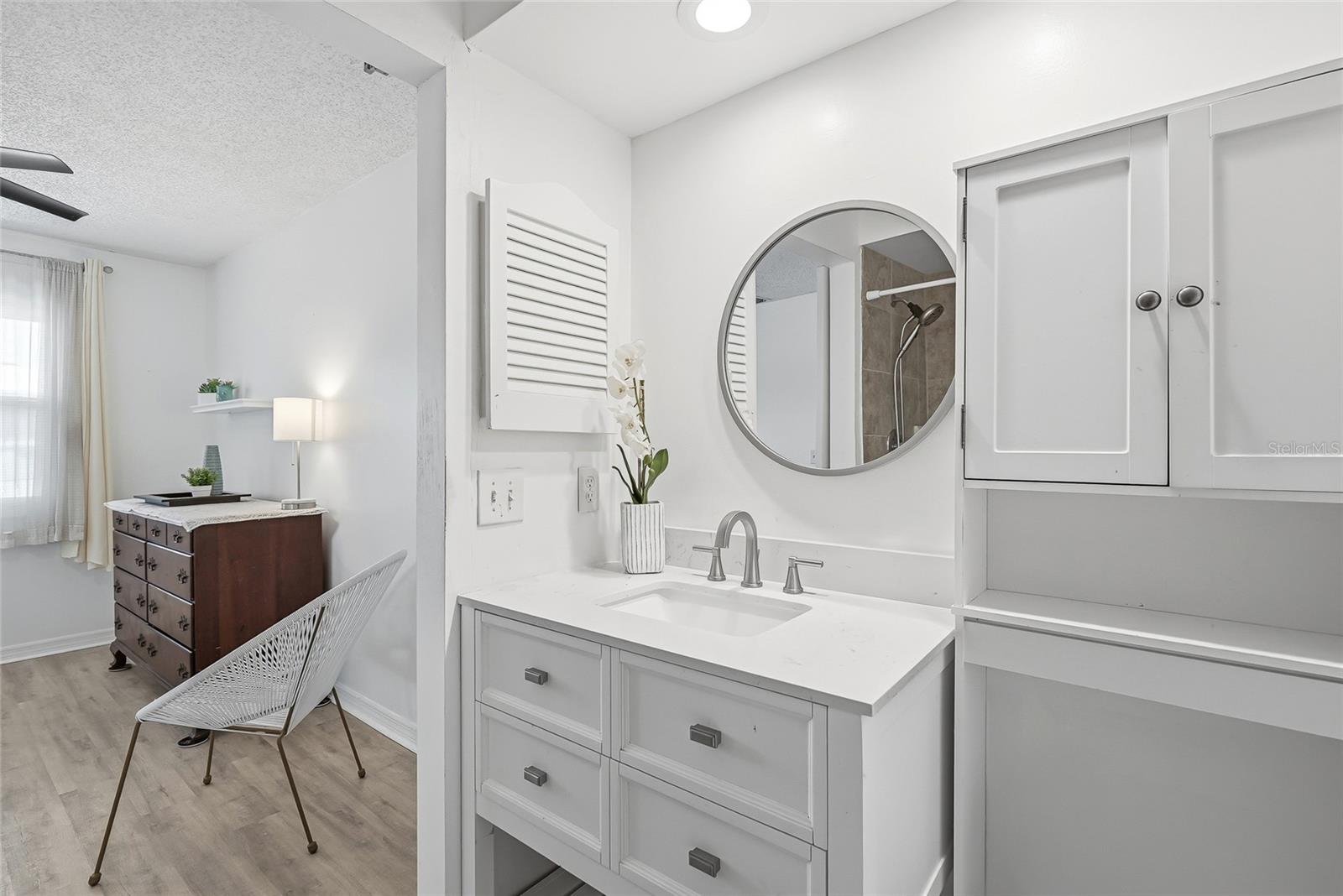 Plenty of storage provided in the Primary ensuite bathroom.