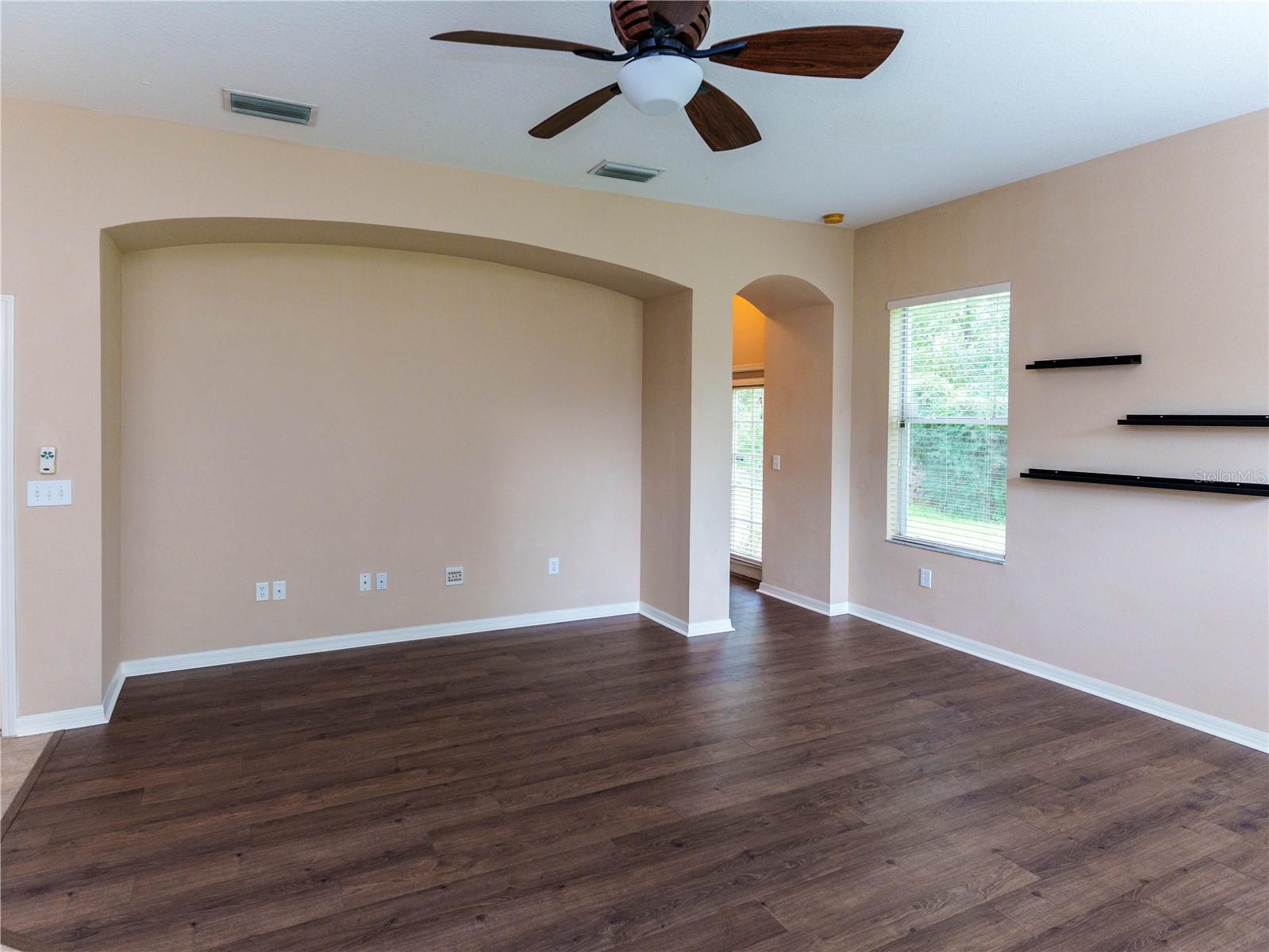 Family Room with TV/Entertainment Space