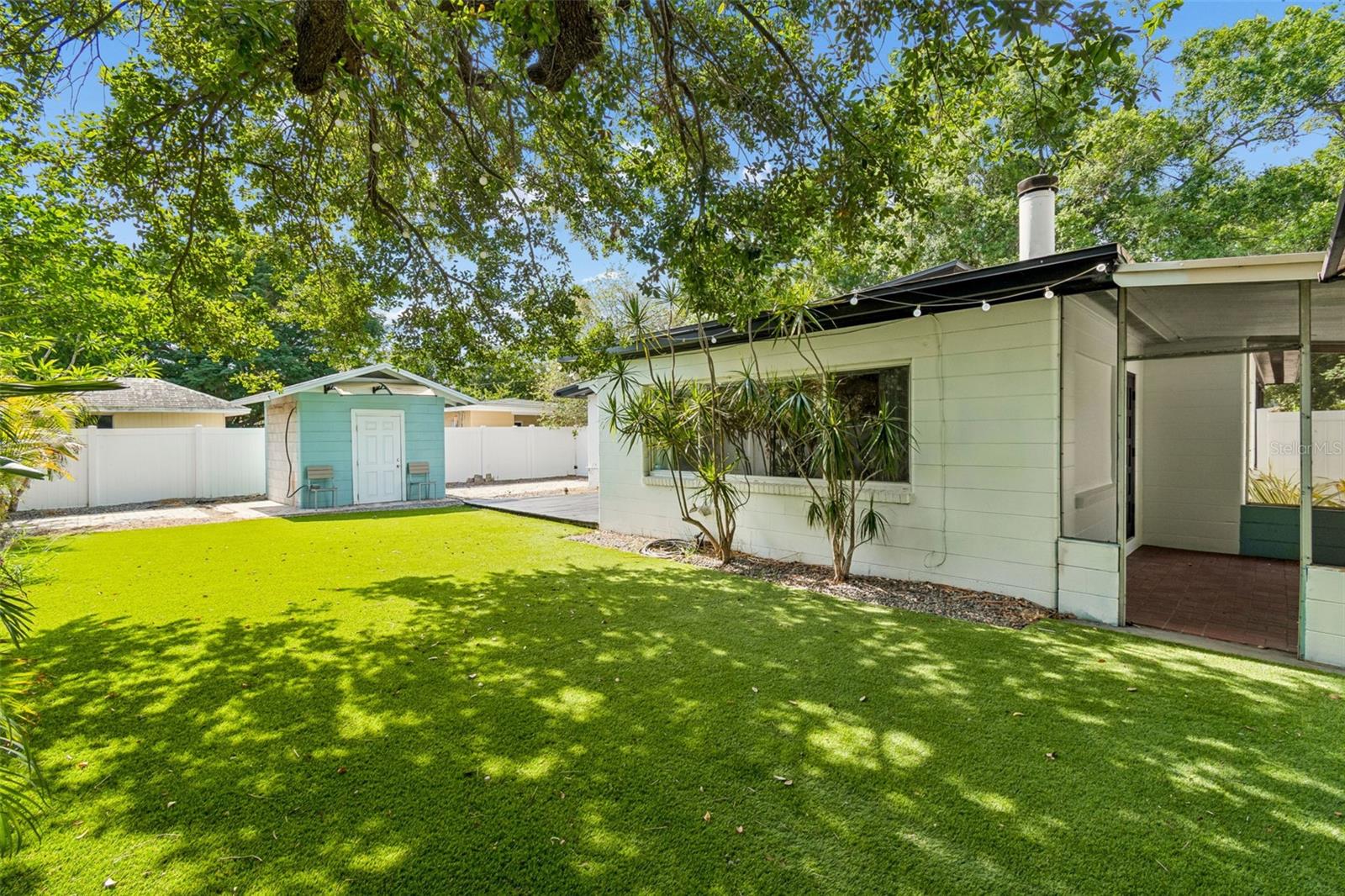 Large Turfed Backyard