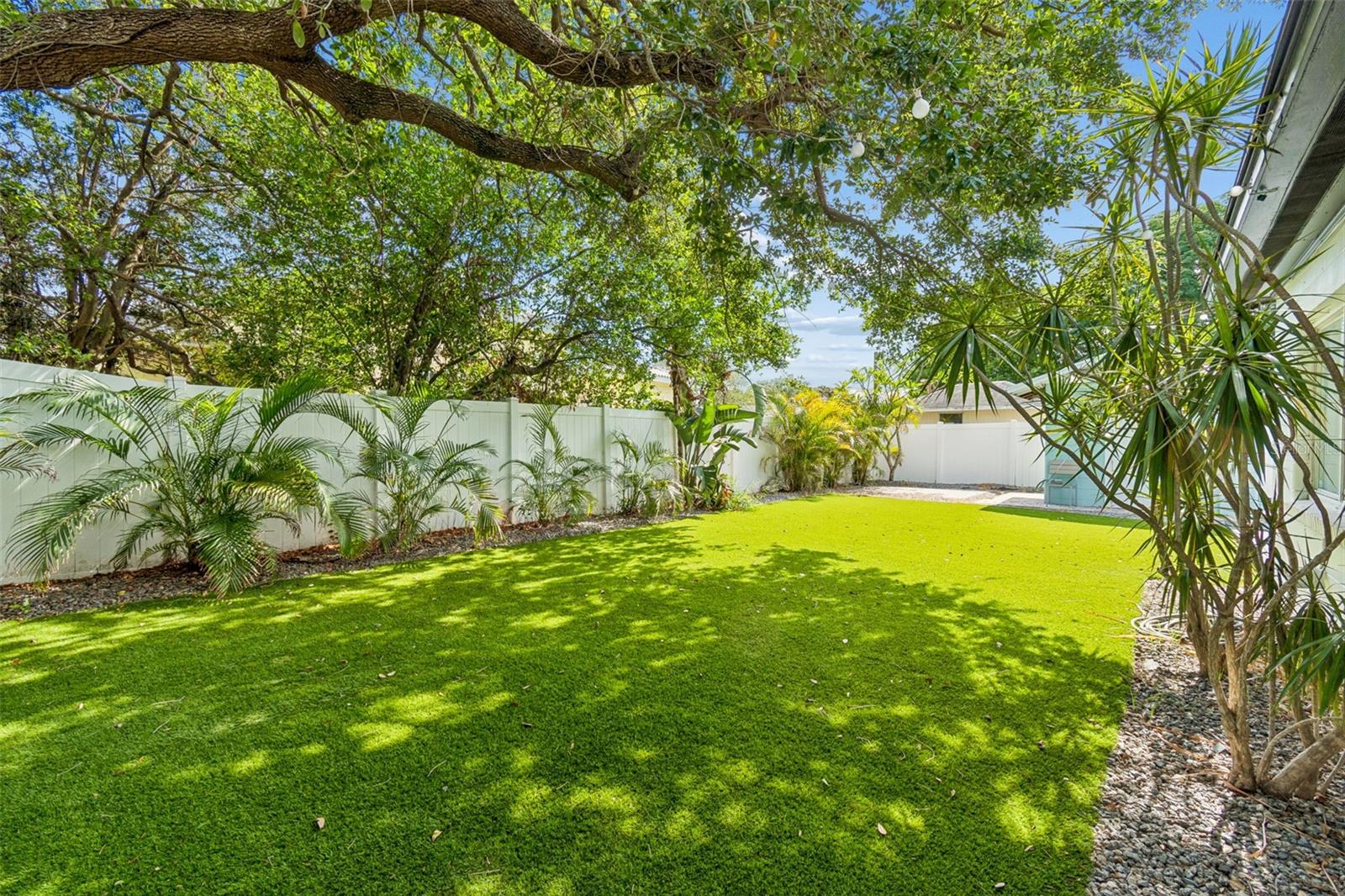 Large Turfed Backyard