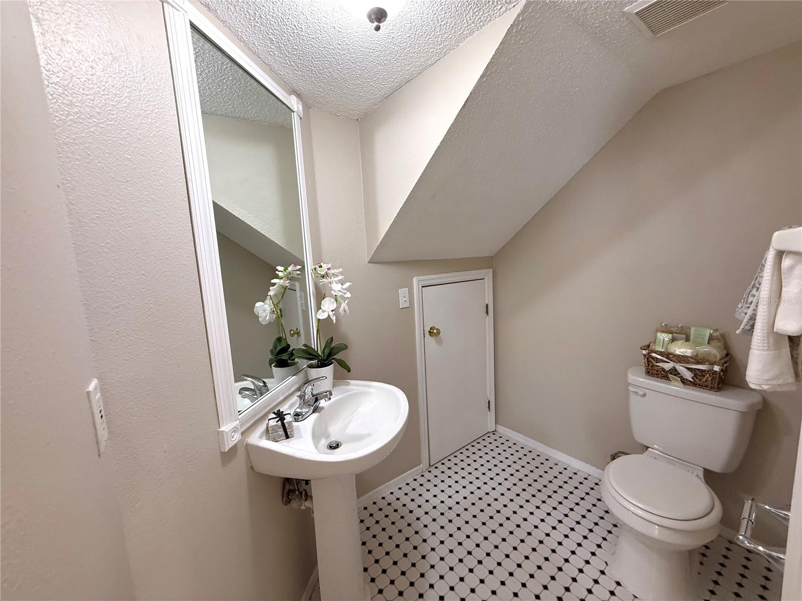Downstairs half bath