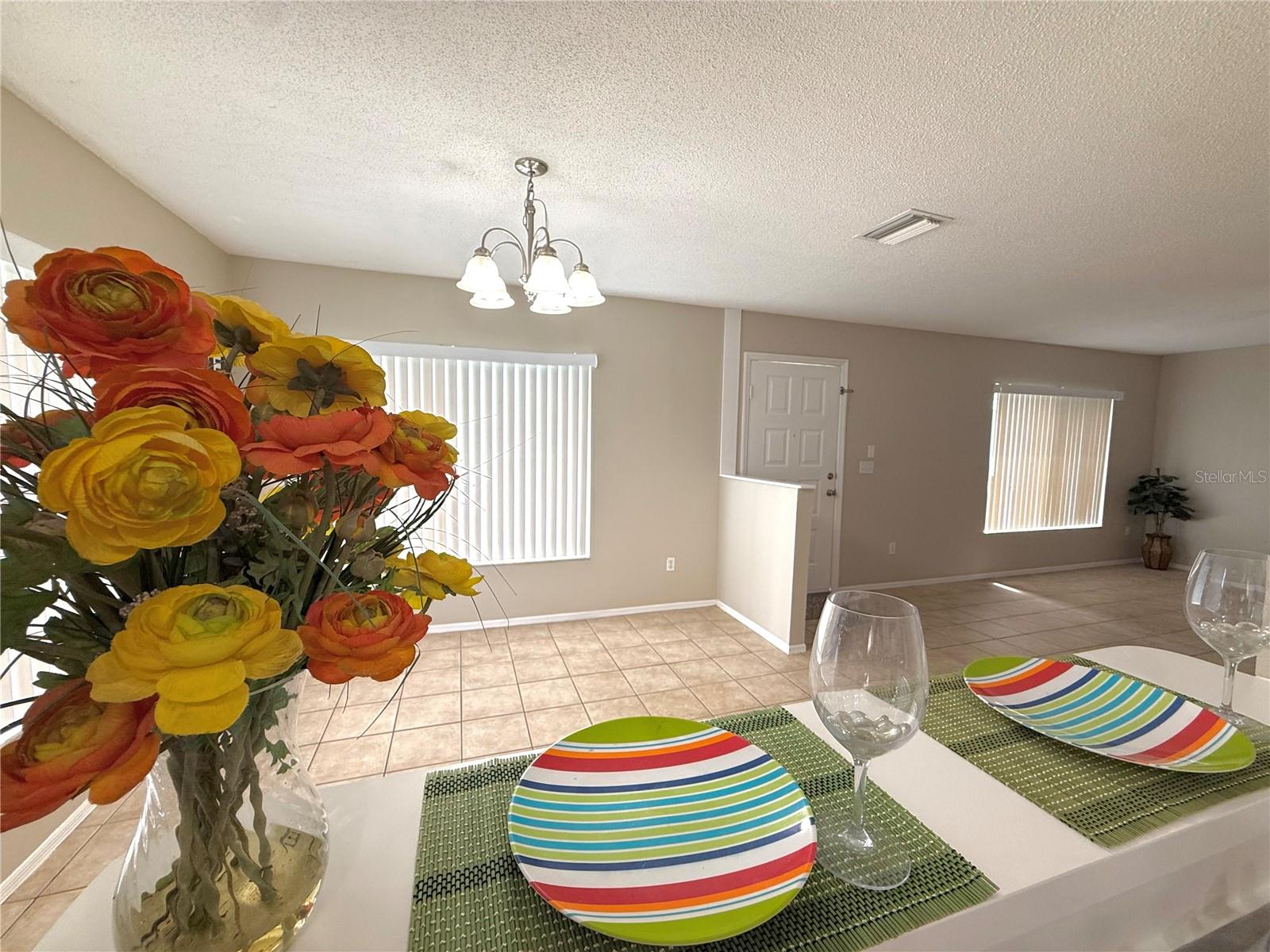 View from Kitchen to Dining Rm