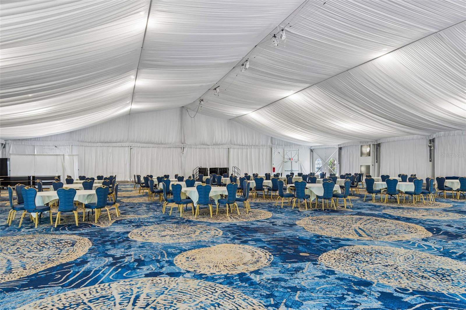 One of many large banquet/conference rooms