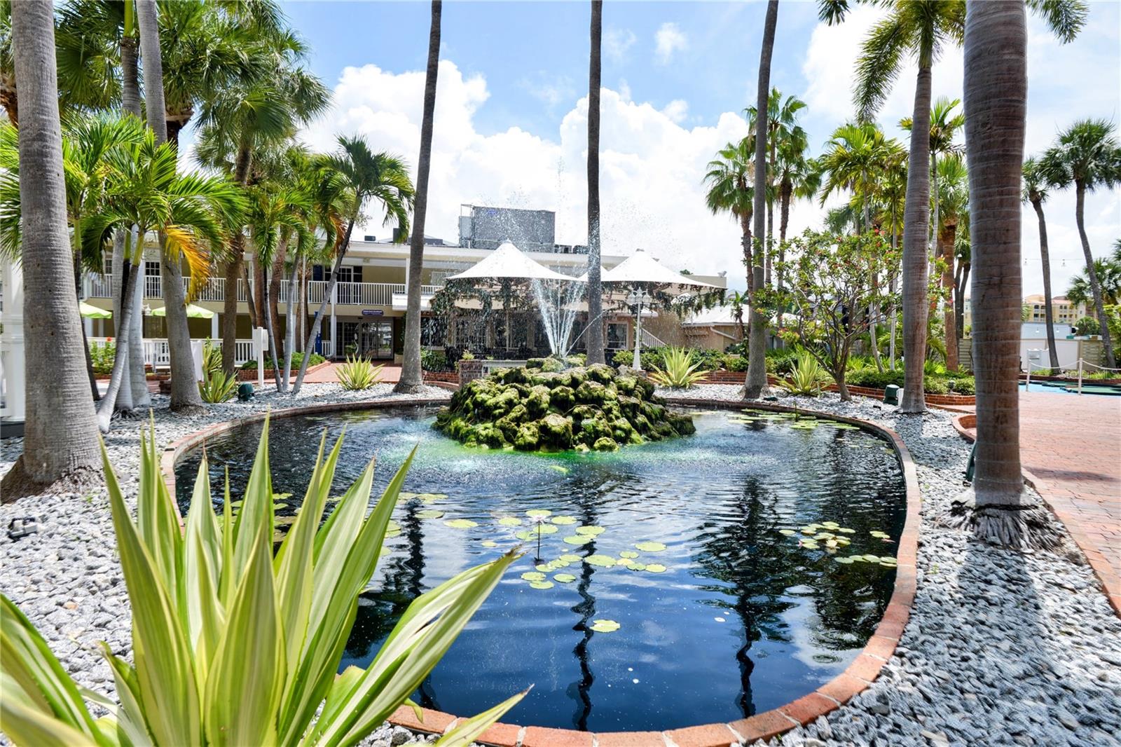 Tropical grounds & activities abound