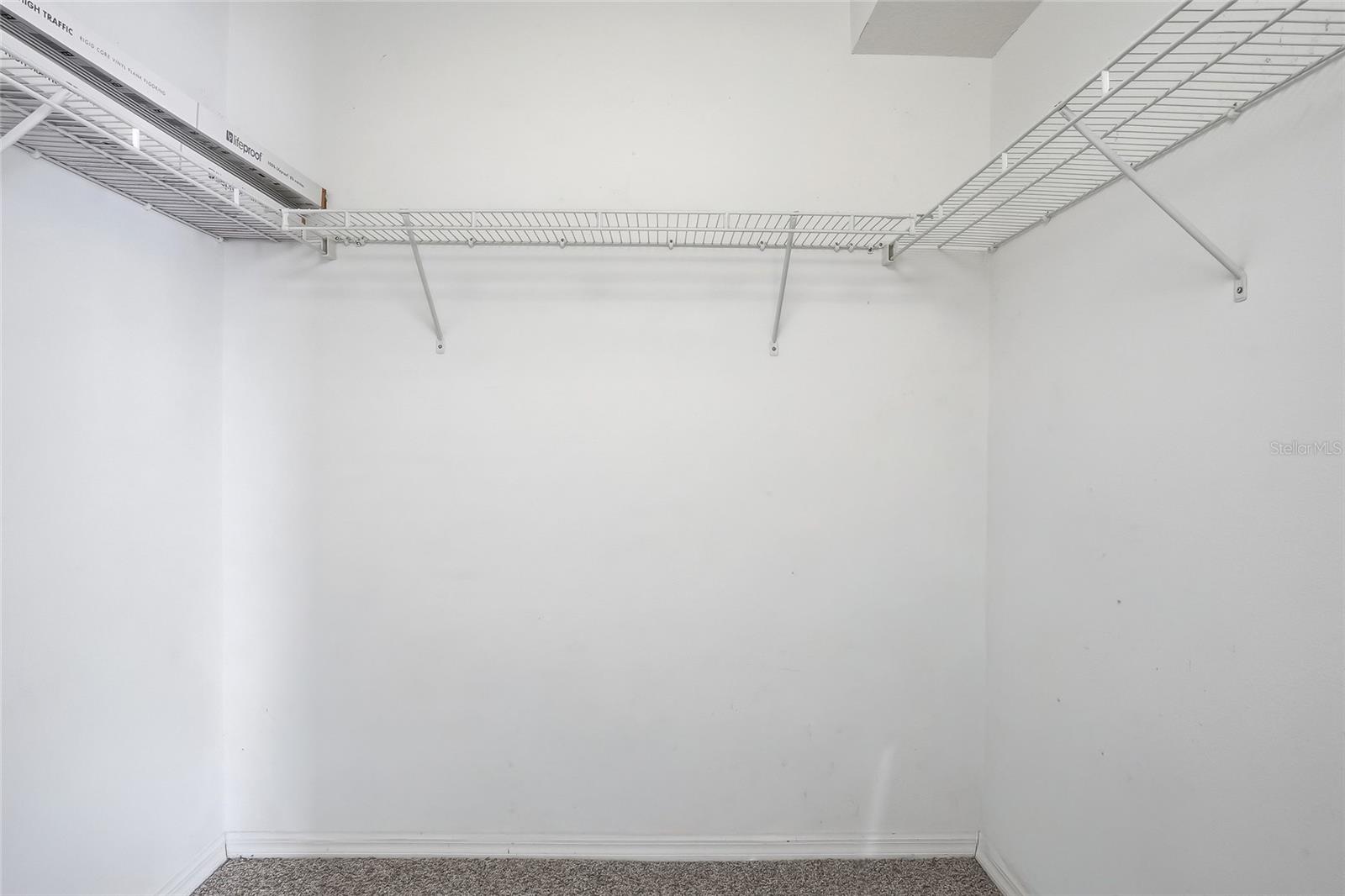 walk in closet-master bedroom