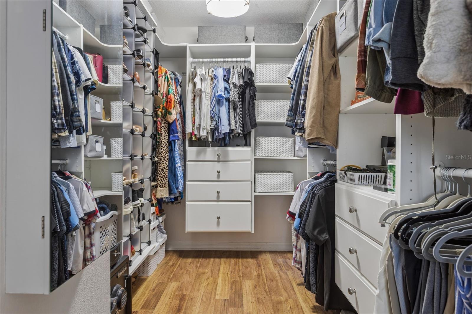 Look at these custom builts providing extra closet space.