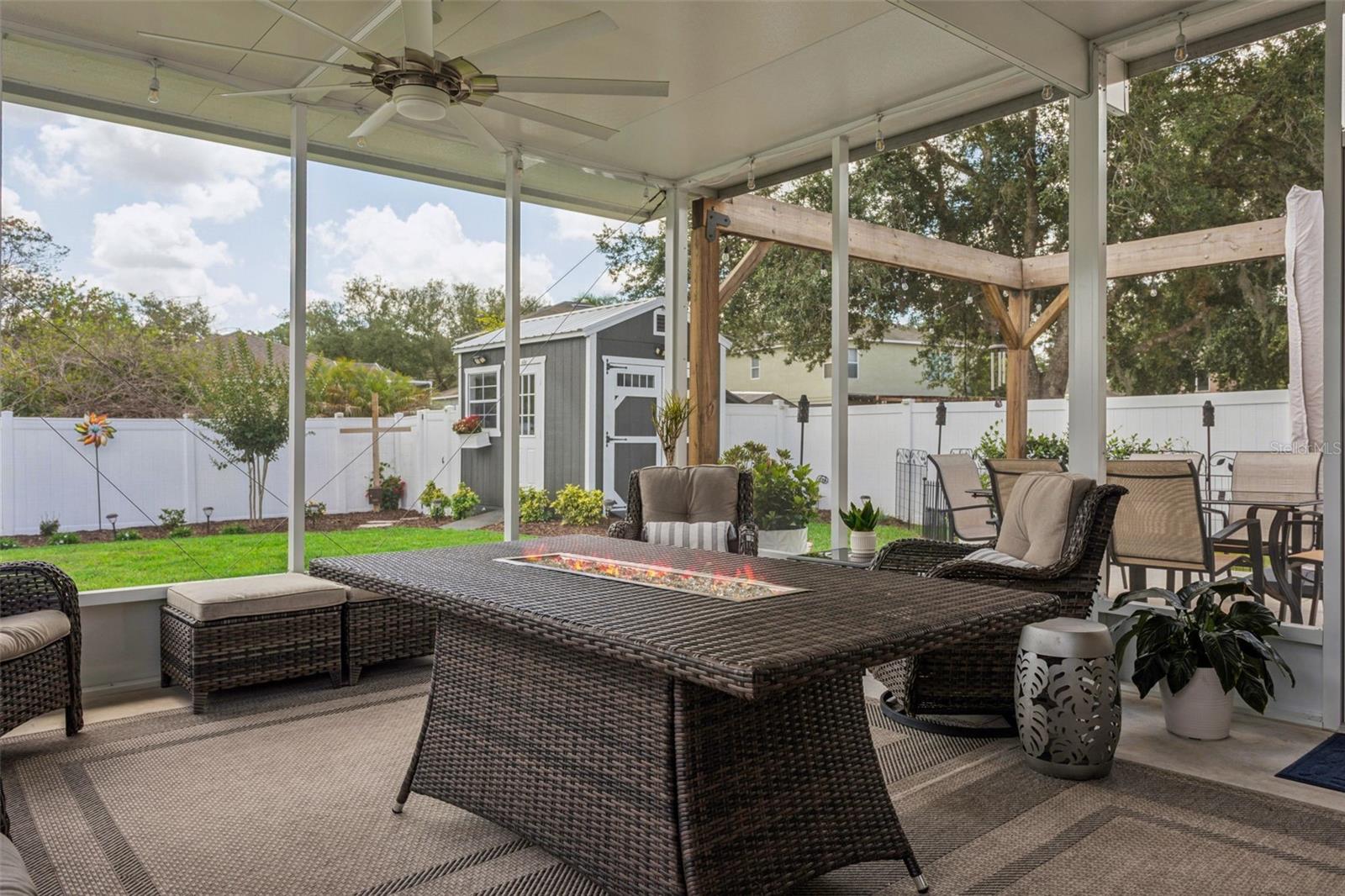 Now sit out and enjoy your outdoor oasis.