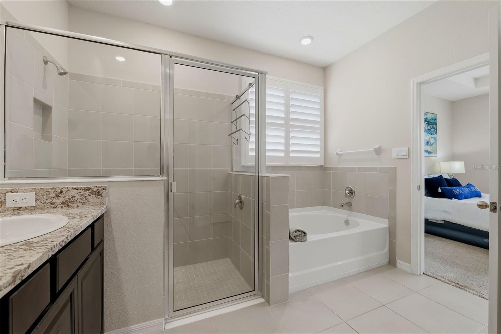 Primary Ensuite with double vanity
