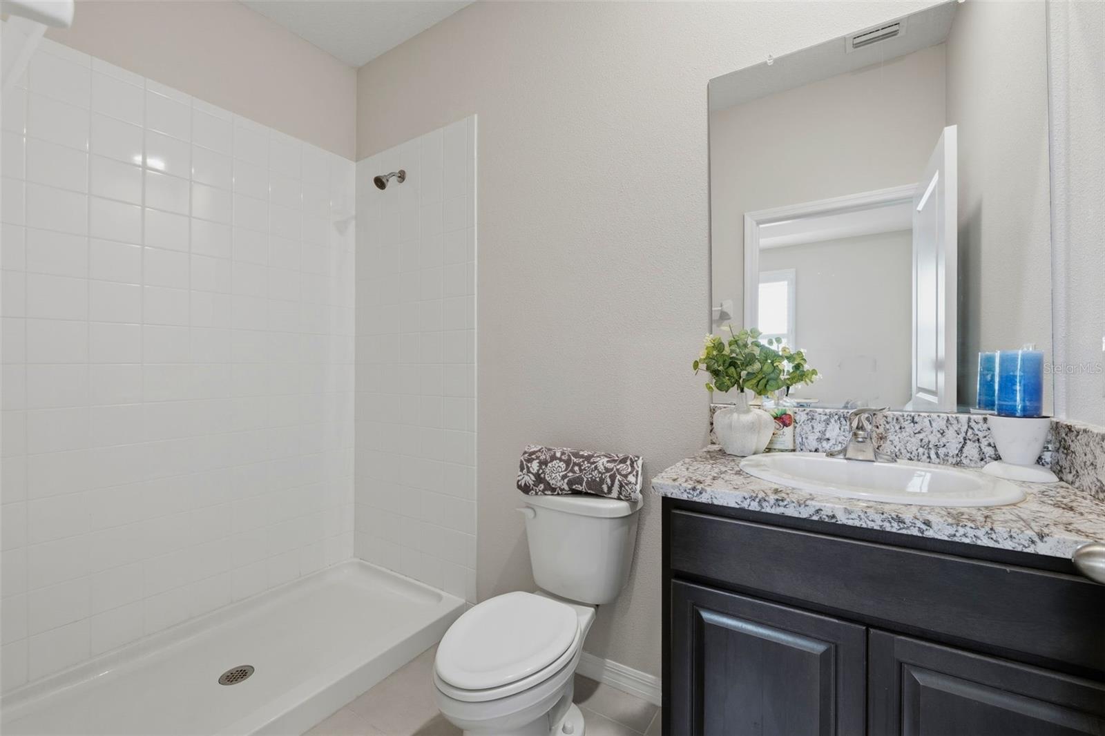 Full Bath iwith shower in In Law Suite