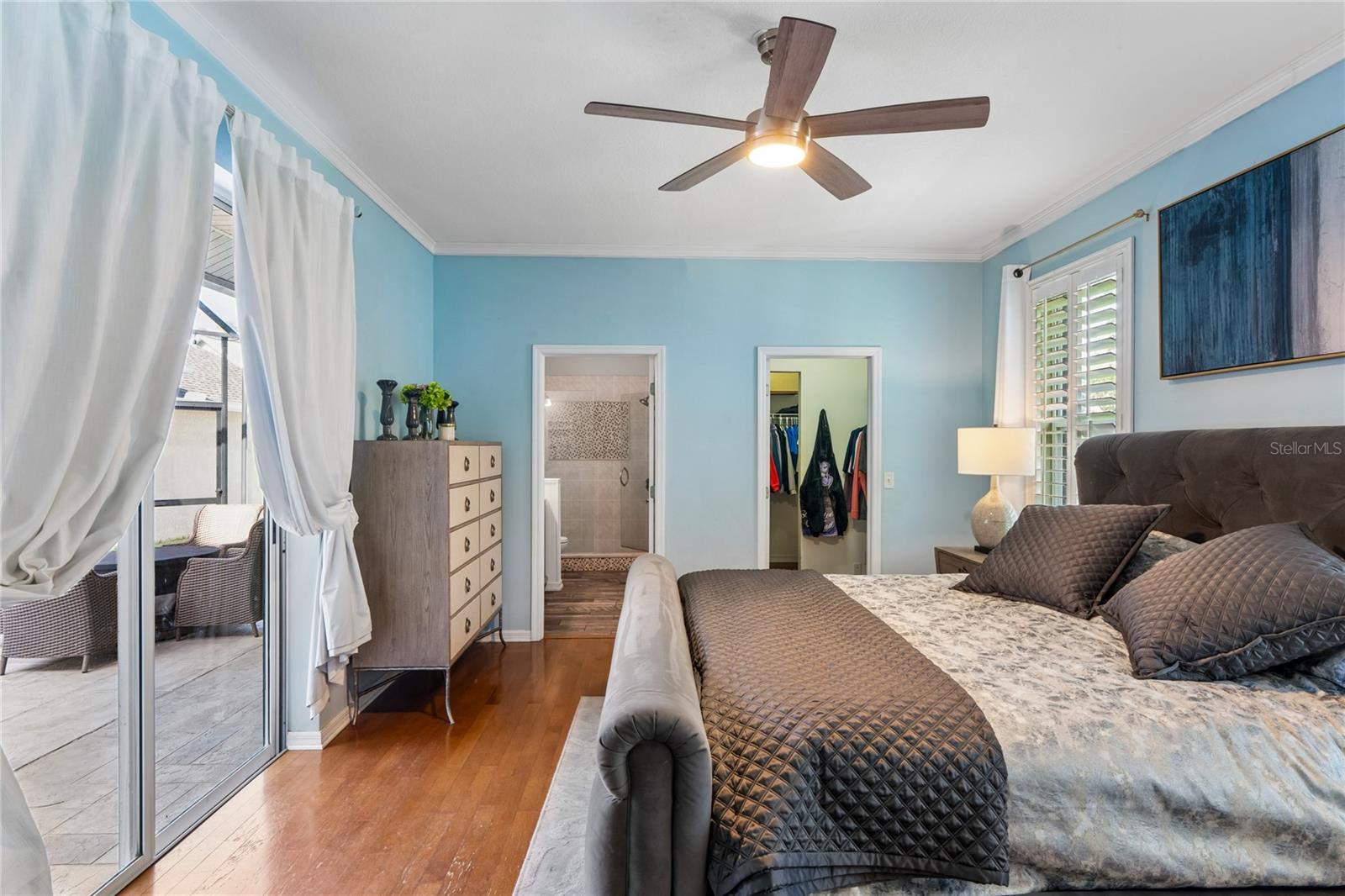 Primary bedroom on first floor