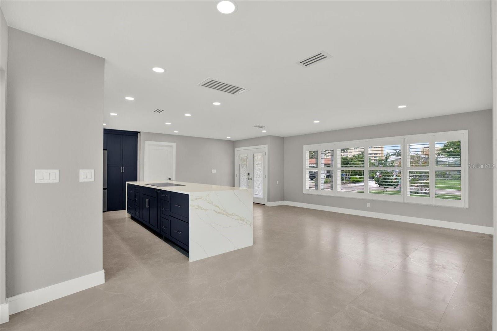 Living Room and Kitchen