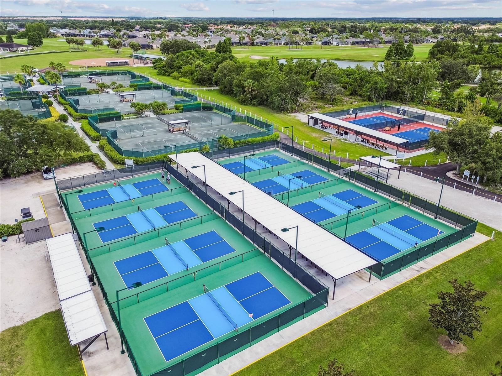 Pickleball, Tennis, & Volleyball Courts
