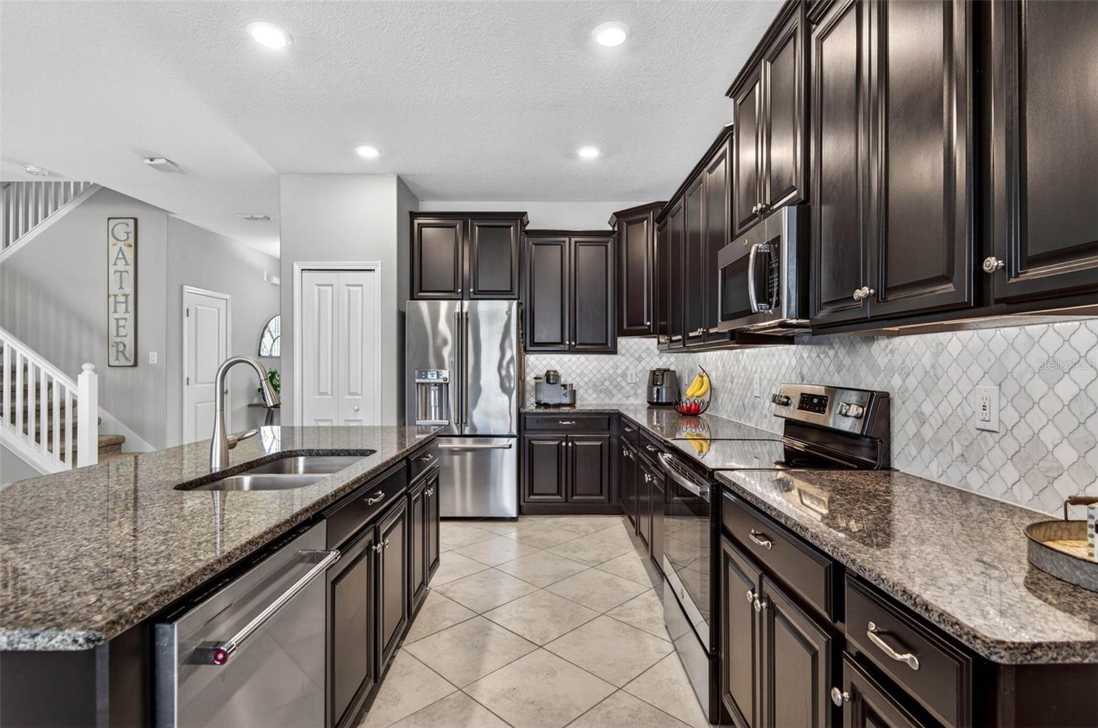 Kitchen with plenty of countertop and cabinet space