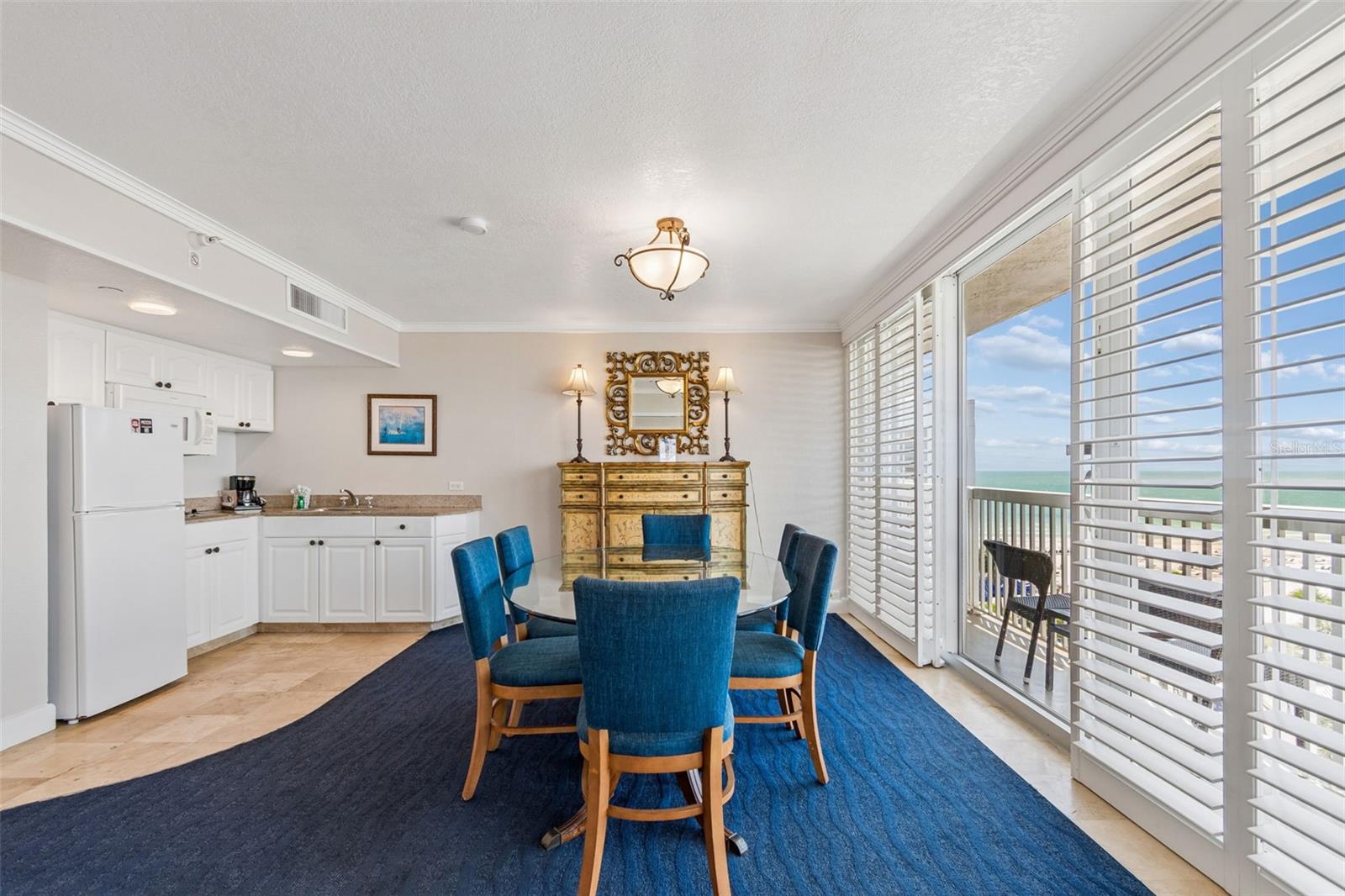 Step into the dining area