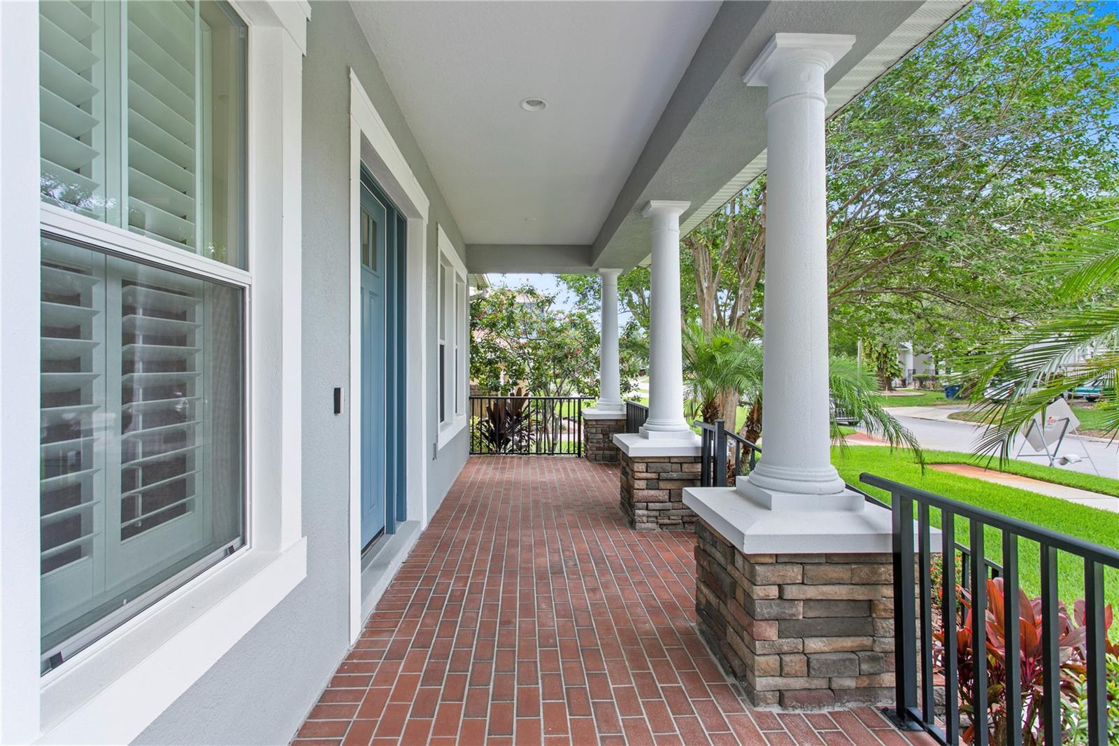 and a welcoming covered front porch